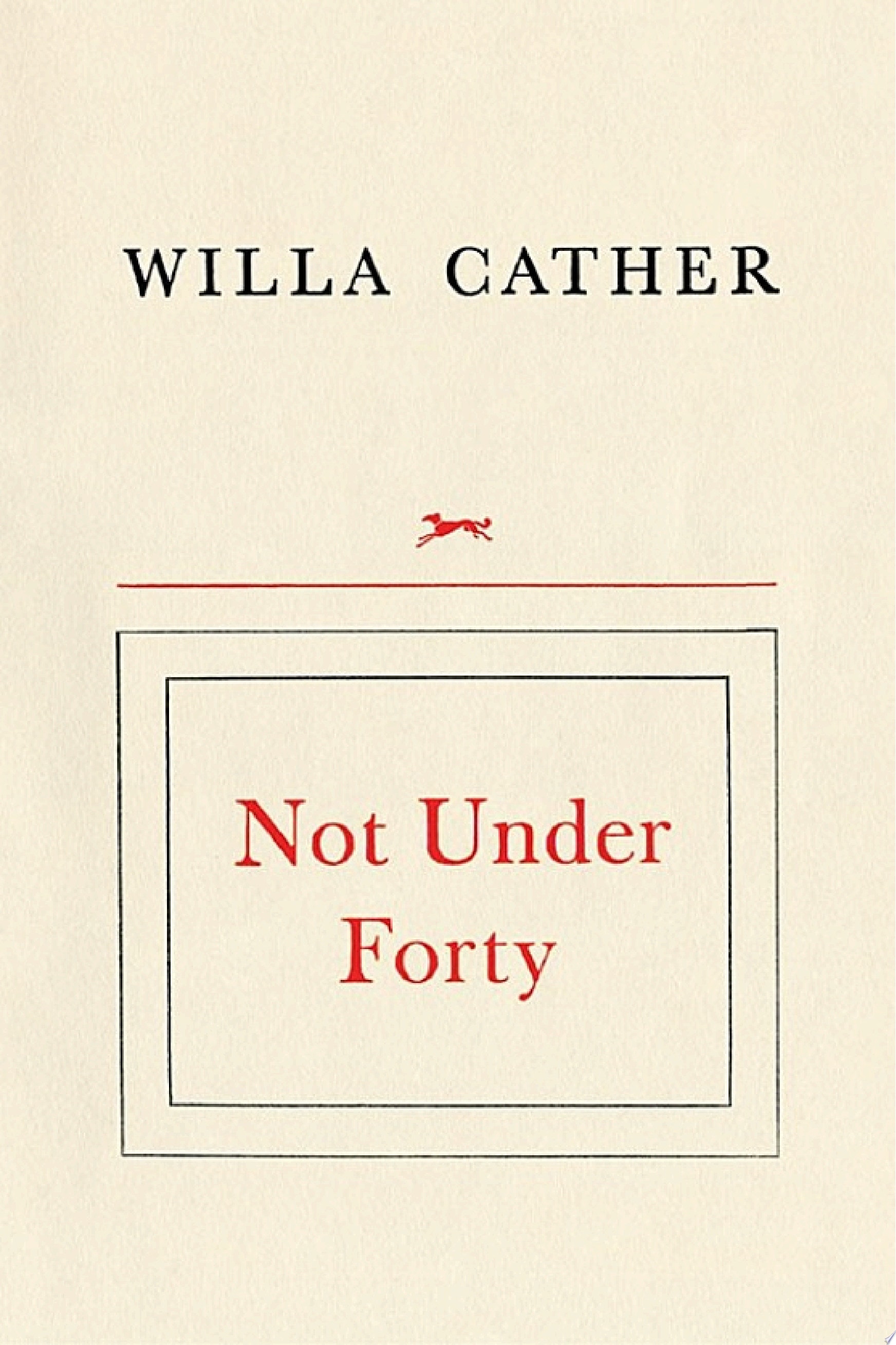 Not Under Forty