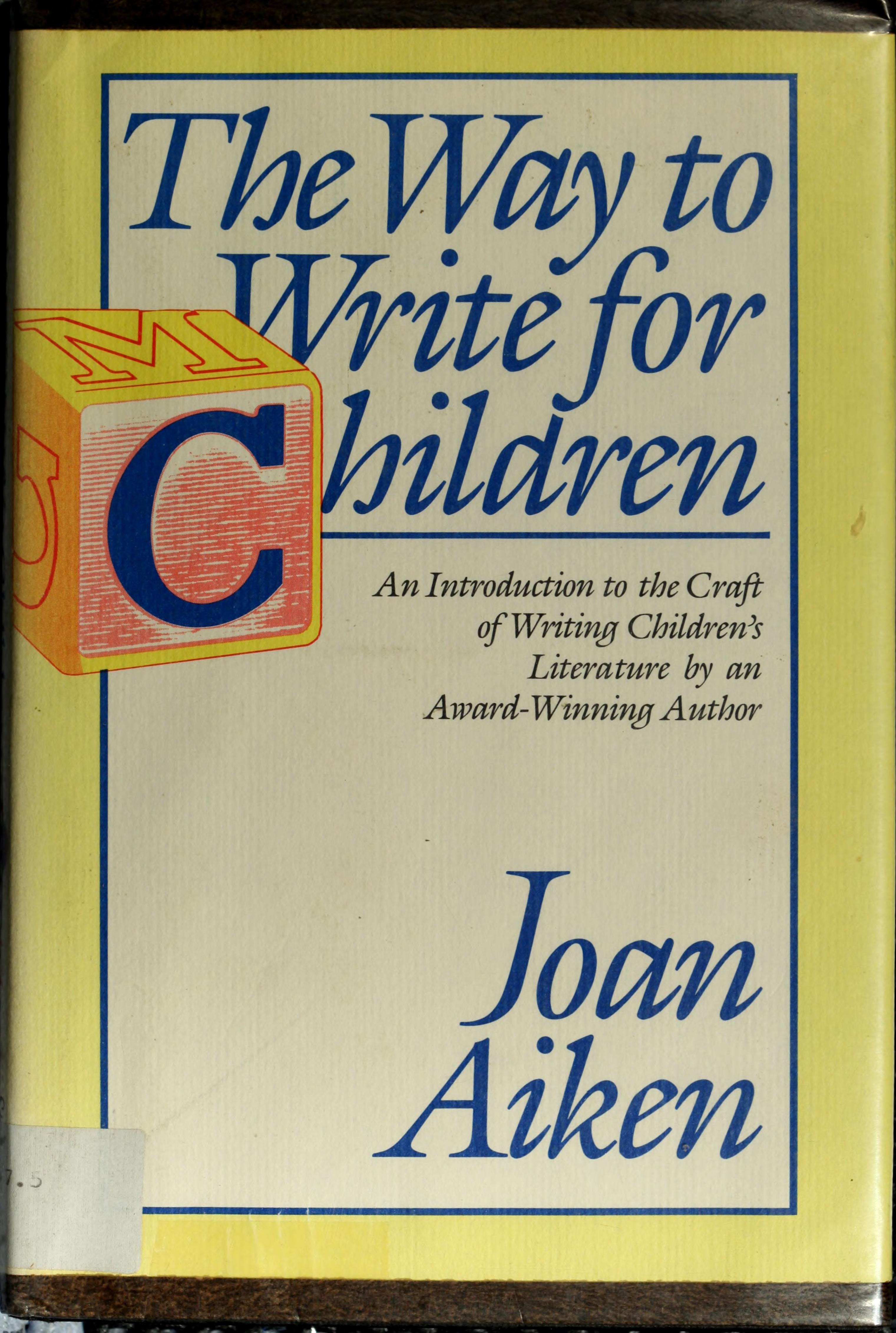 The Way to Write for Children