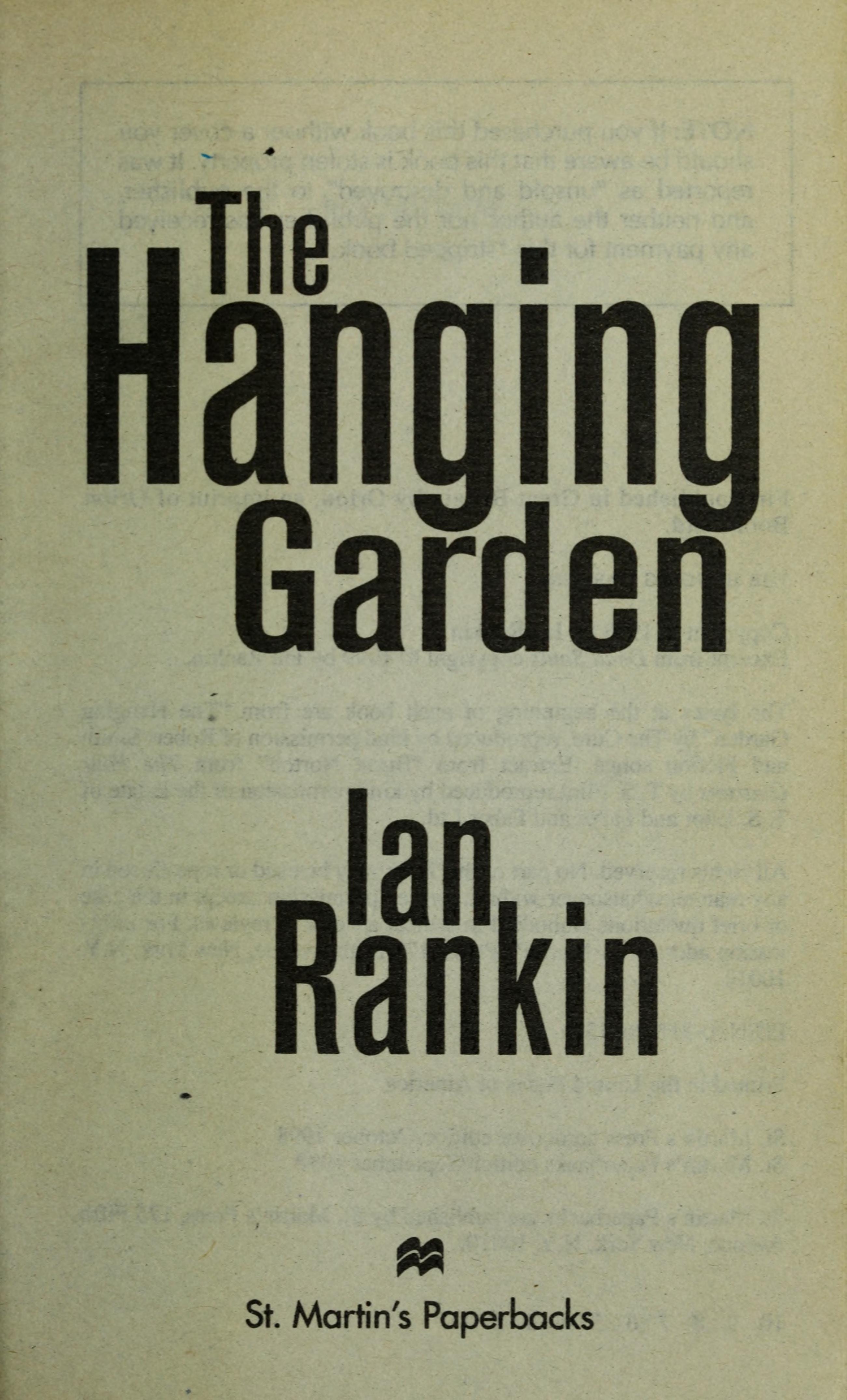 The Hanging Garden