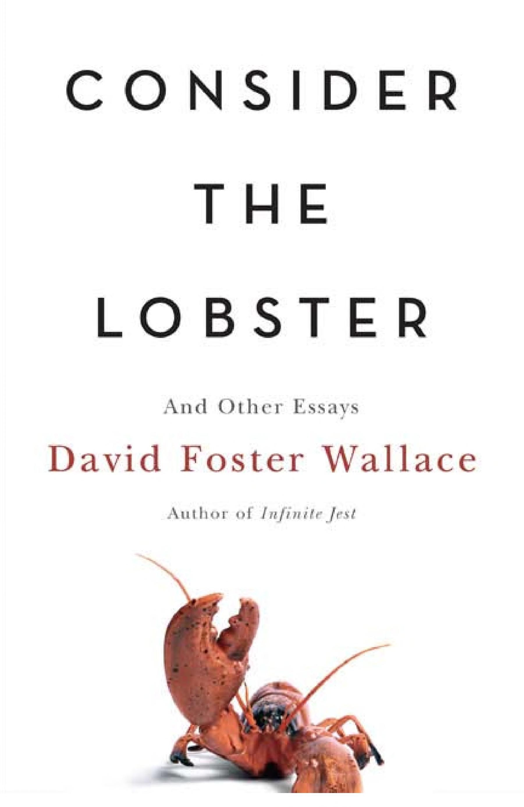 Consider the Lobster And Other Essays