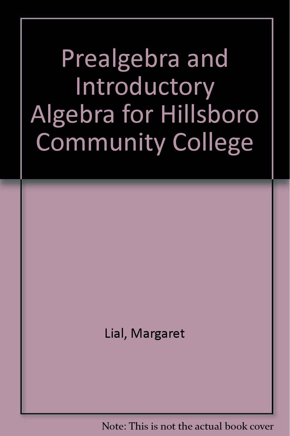 Supplement Prealgebra and Introductory Algebra for Hillsboro Community College - Prealgebra and Introductory Algebra 2/E