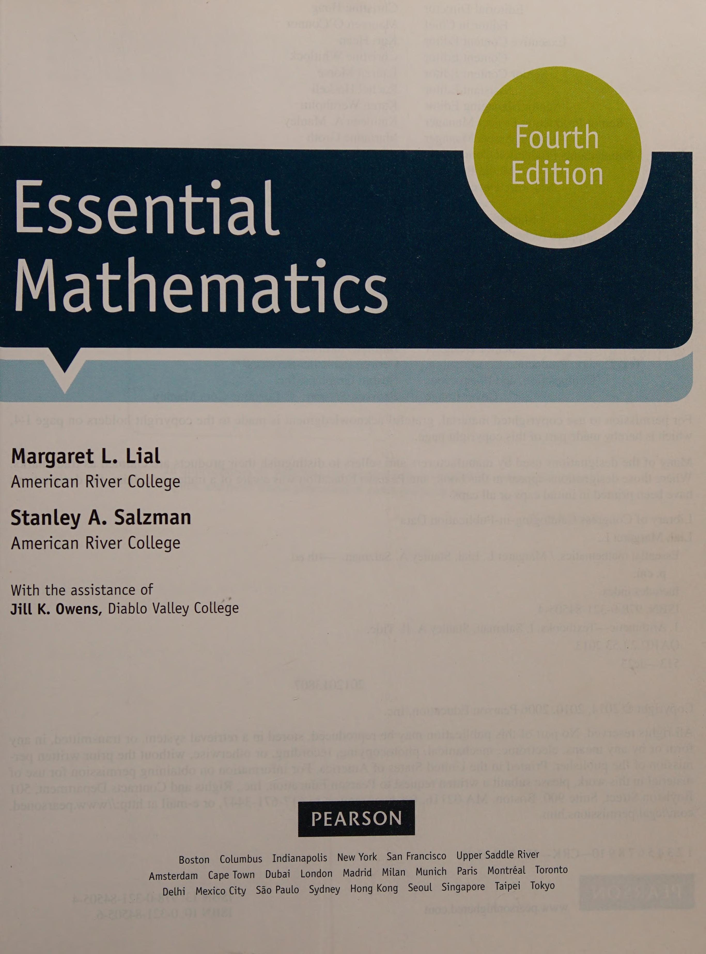 Essential Mathematics