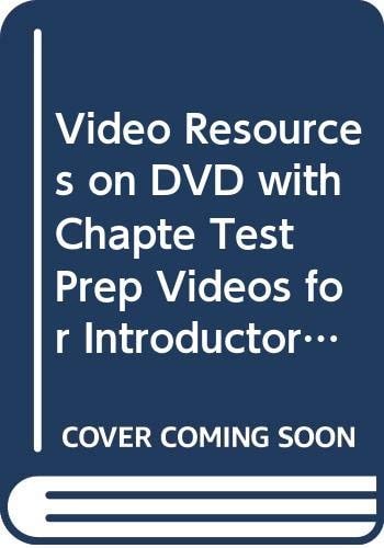 Video Resources on DVD with Chapte Test Prep Videos for Introductory and Intermediate Algebra