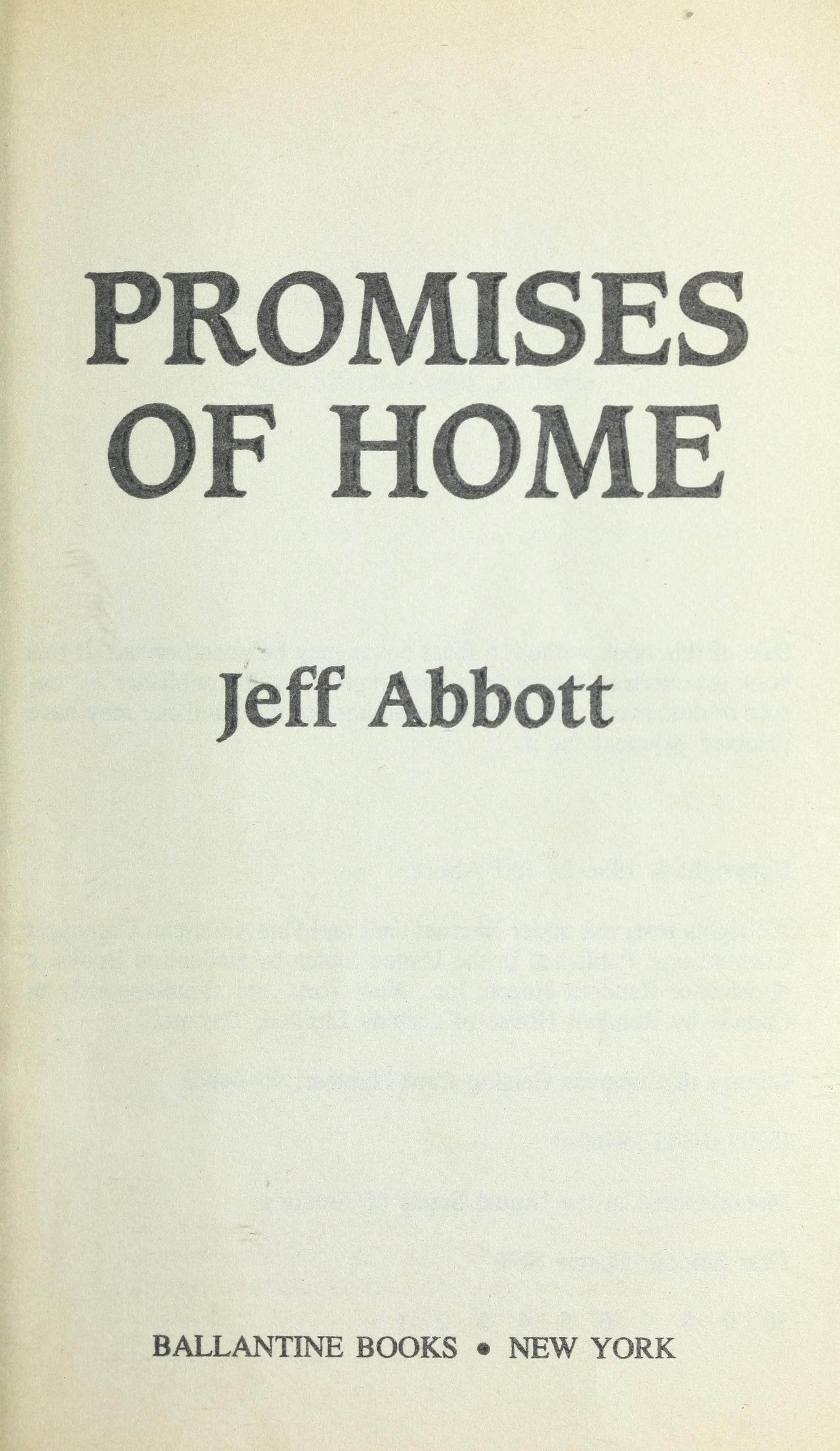 Promises of Home