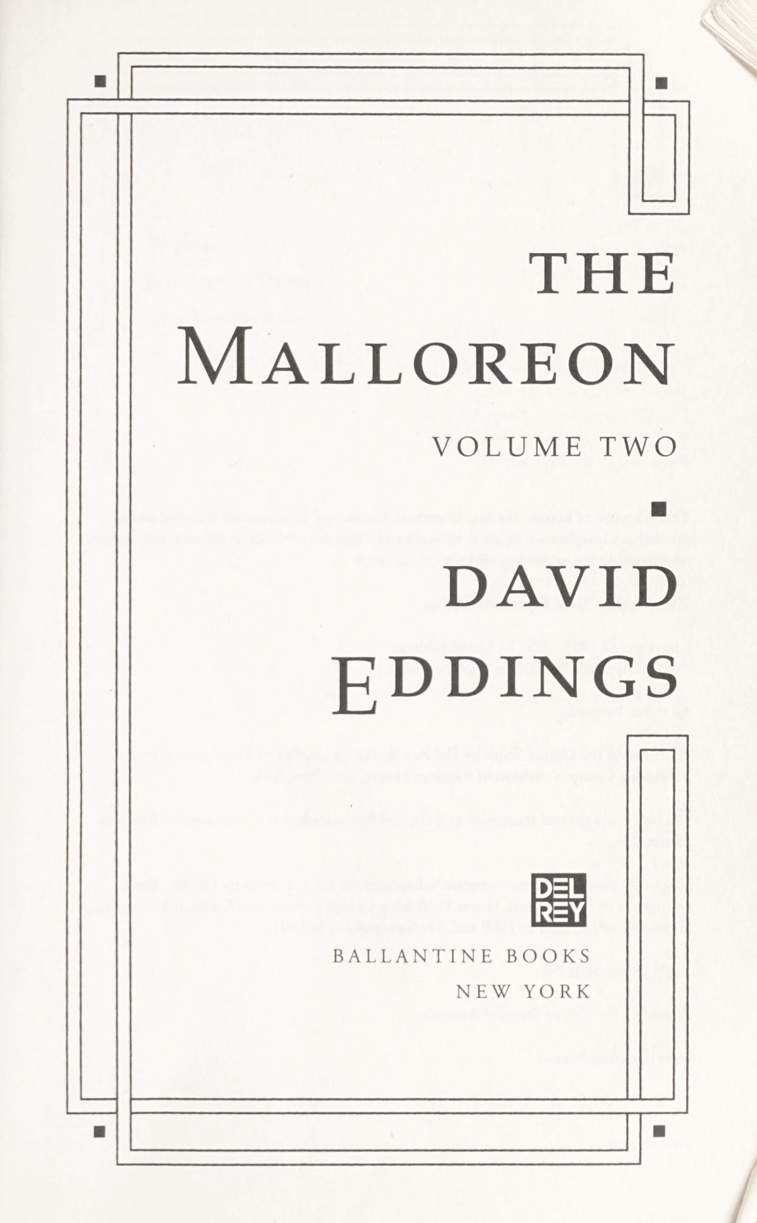 The Malloreon