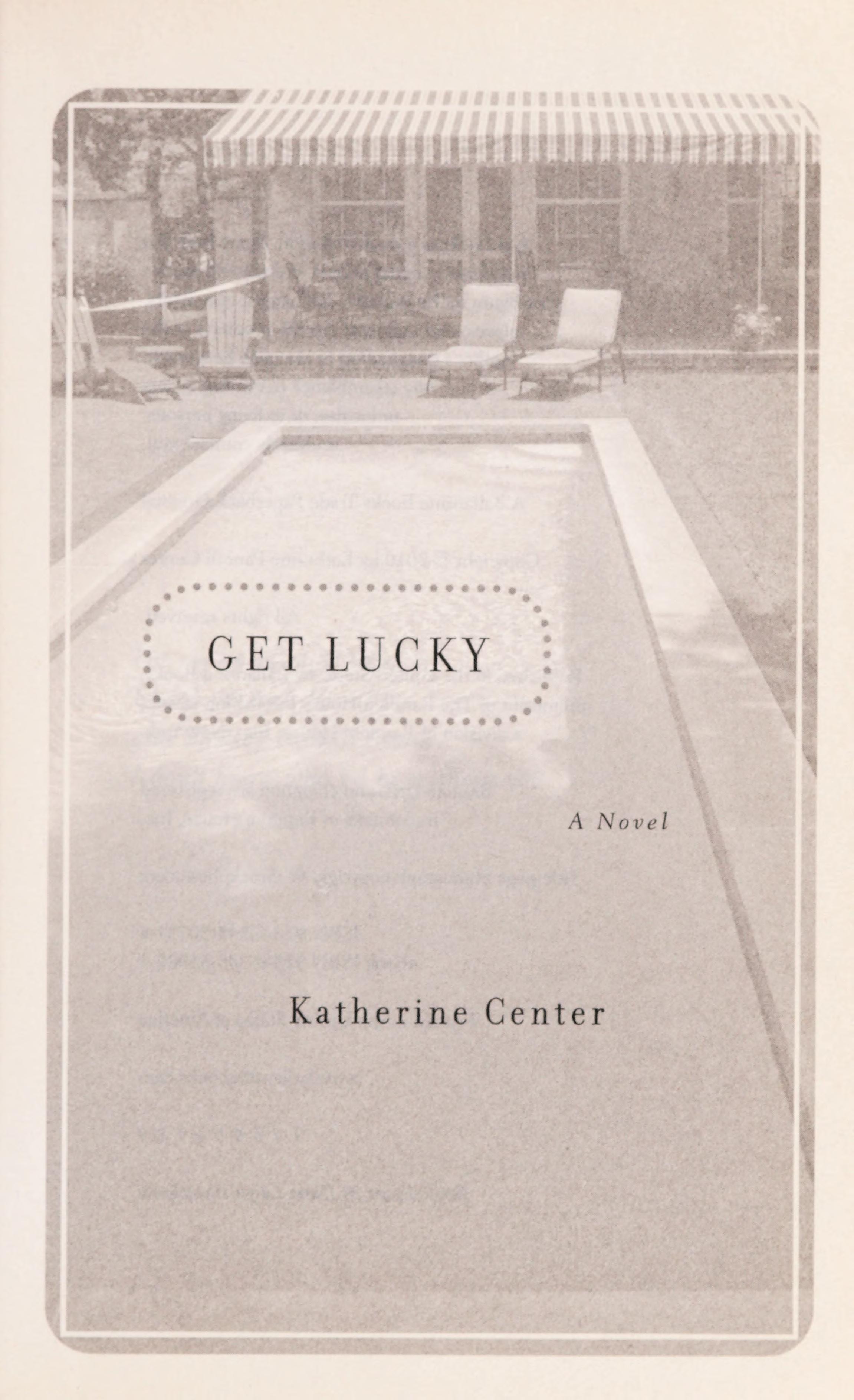 Get Lucky A Novel