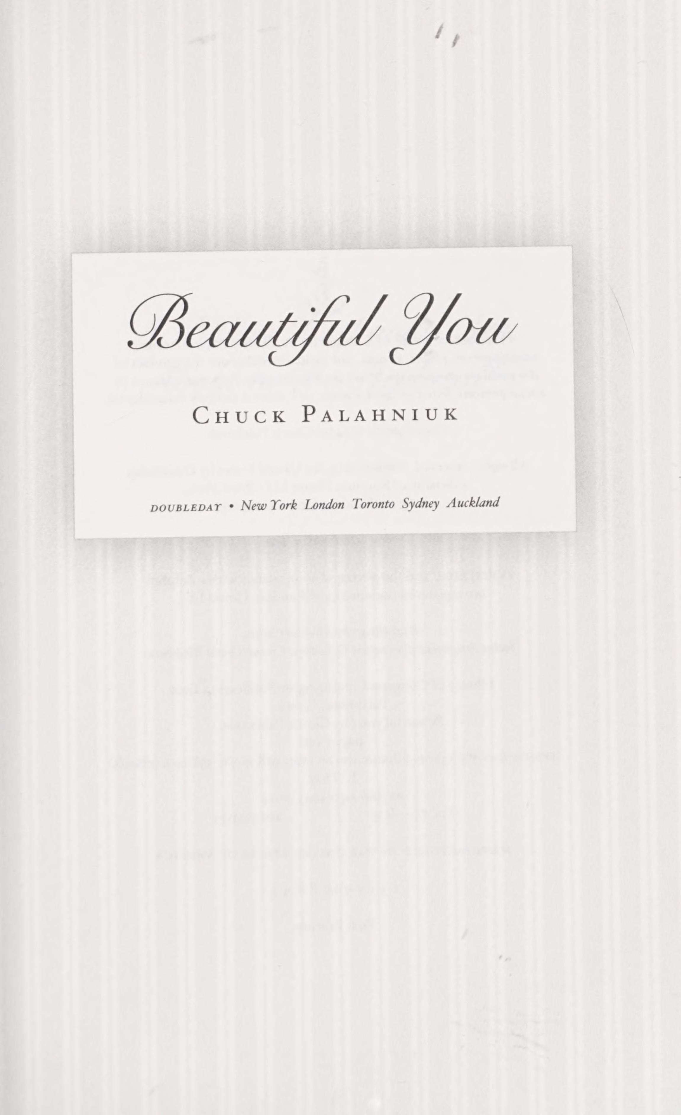 Beautiful You