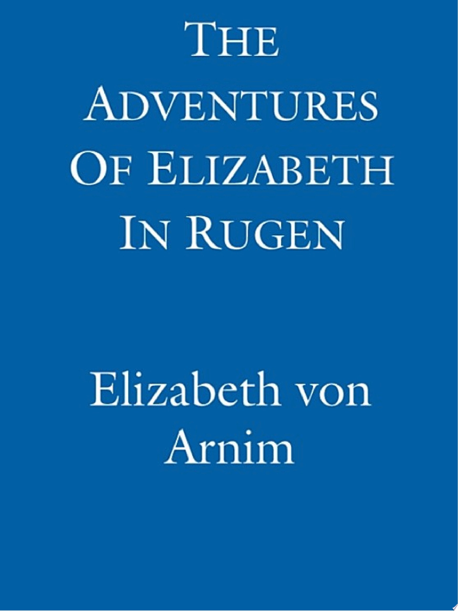 The Adventures of Elizabeth in Rügen