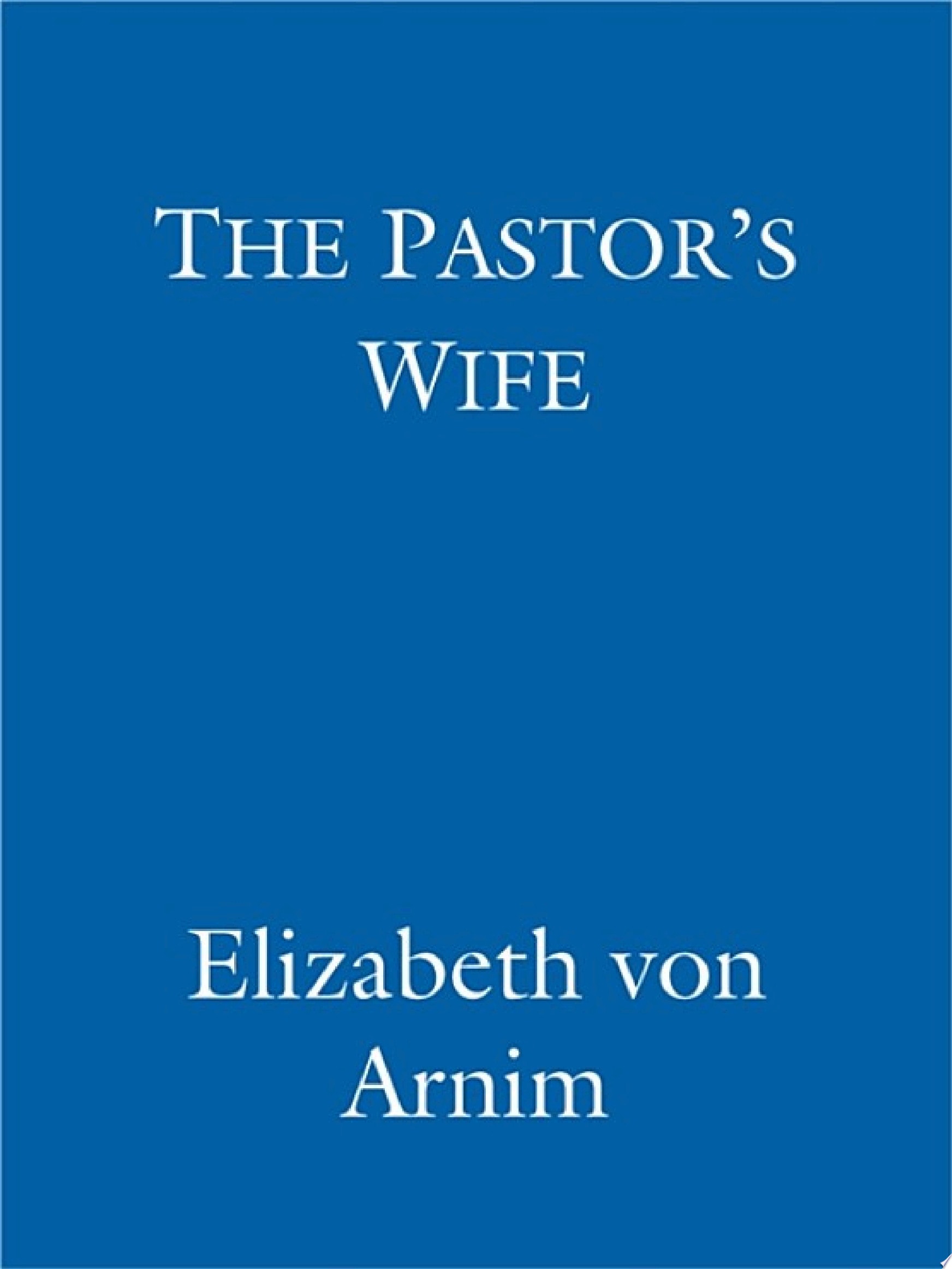 The Pastor's Wife