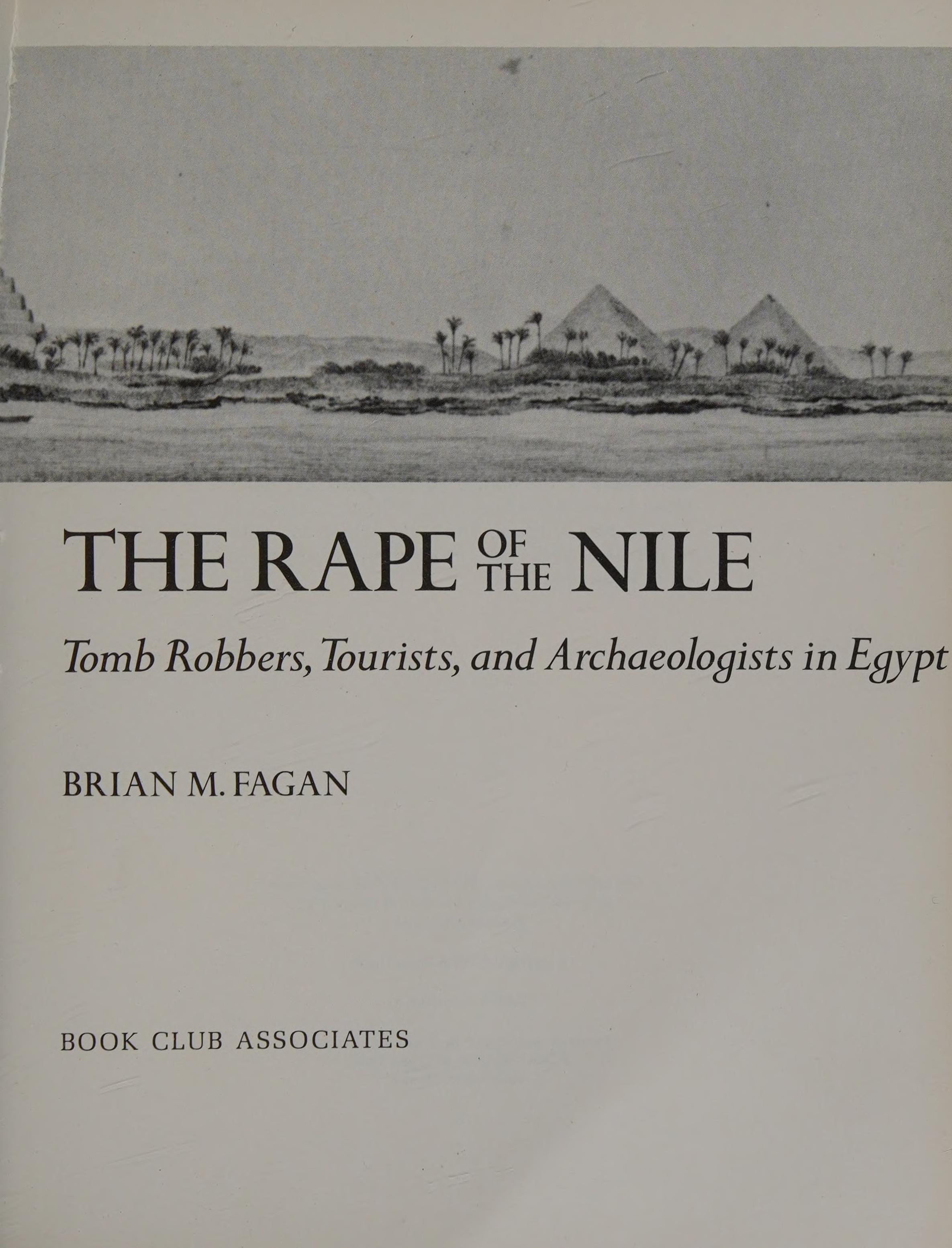 The Rape of the Nile Tomb Robbers, Tourists, and Archaeologists in Egypt