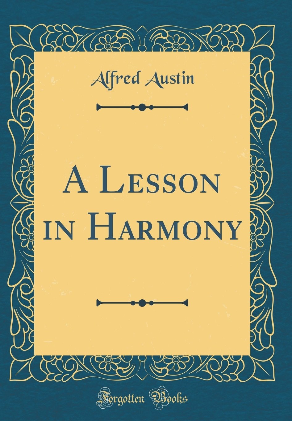 A Lesson in Harmony