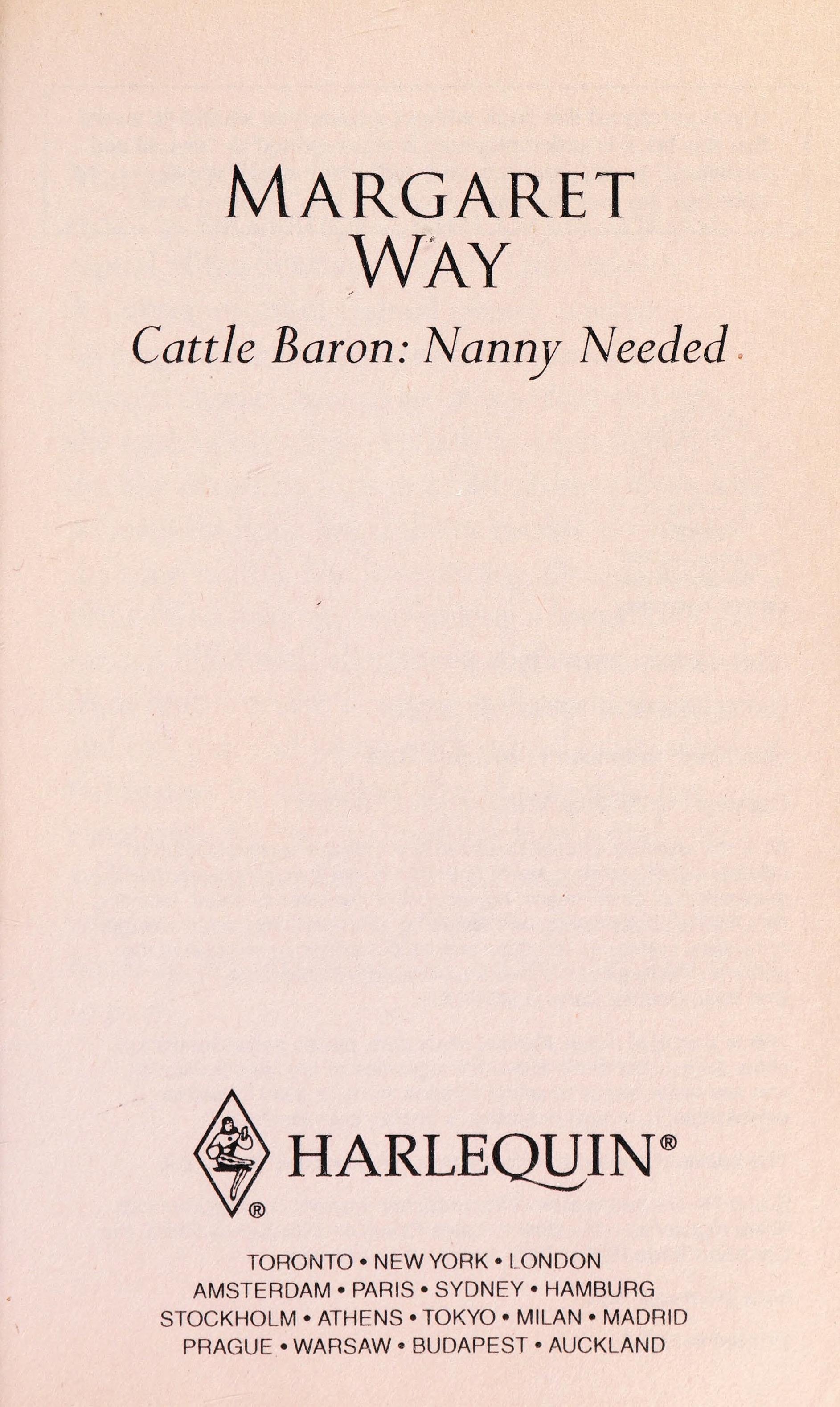 Cattle Baron: Nanny Needed