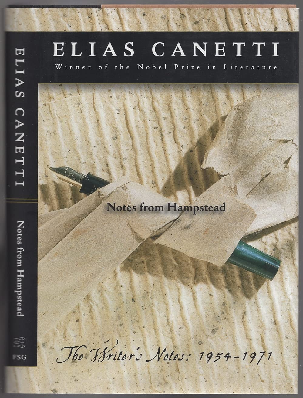 Notes from Hampstead The Writer's Notes, 1954-1971