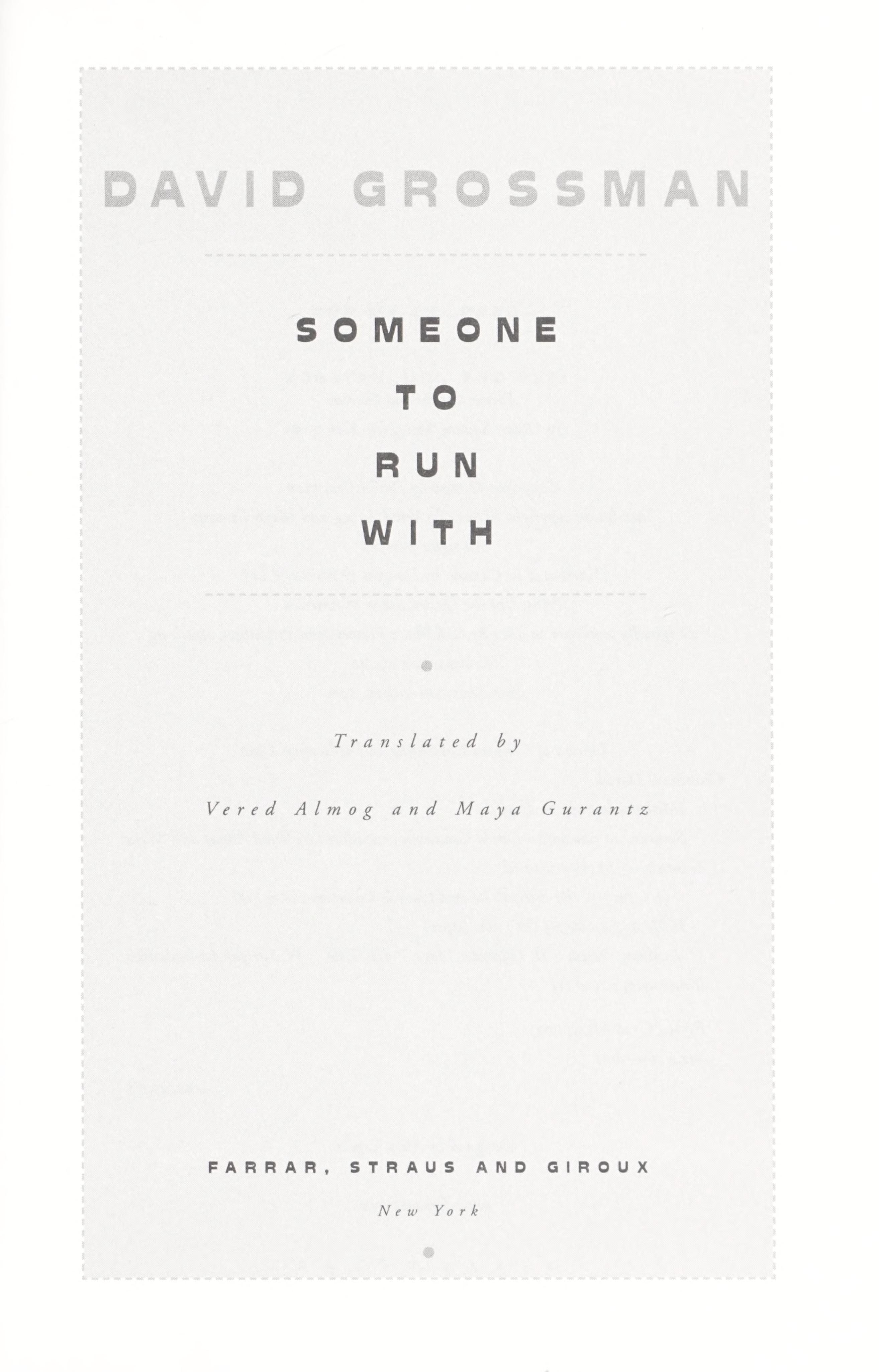 Someone to Run with