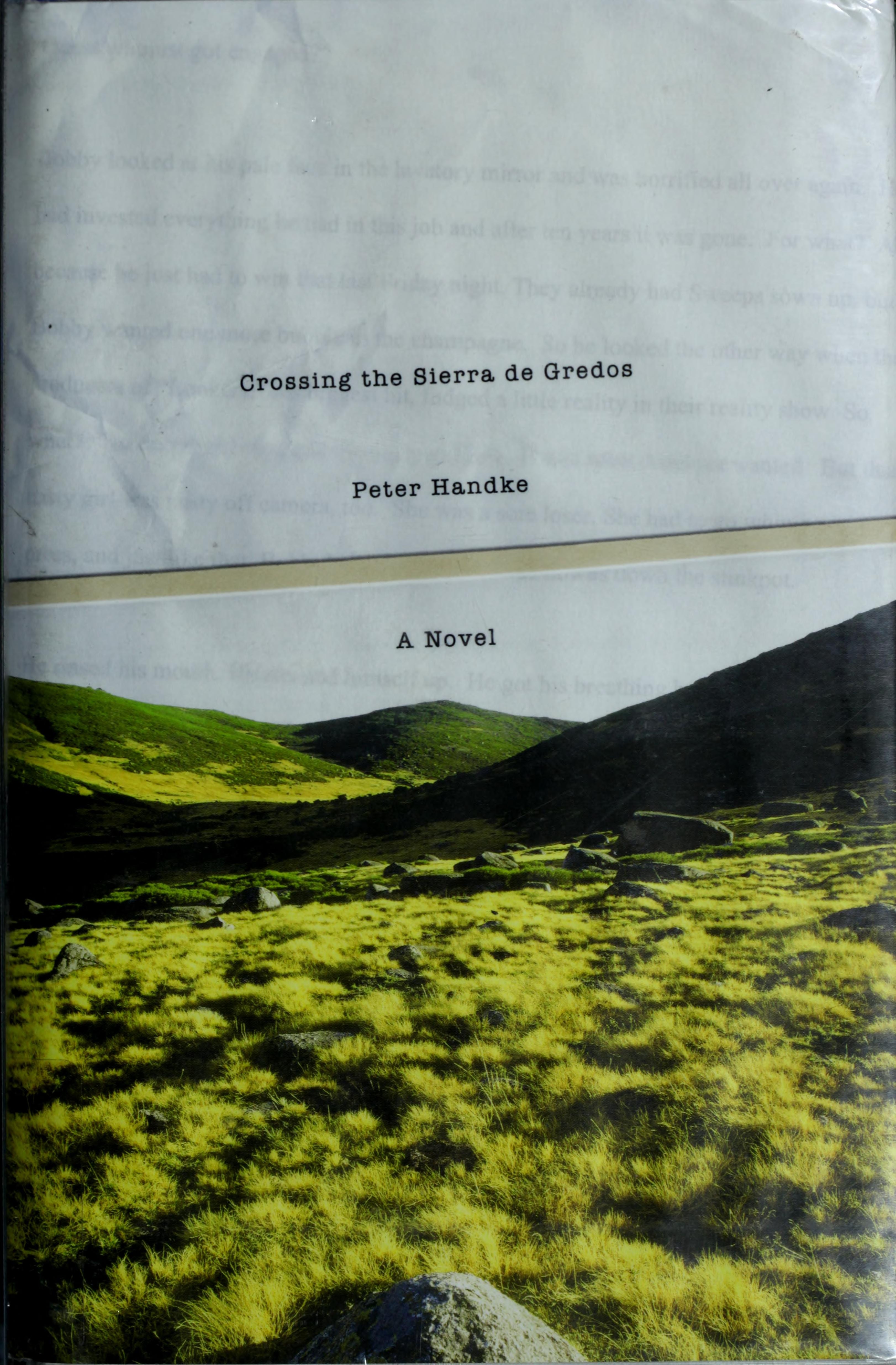 Crossing the Sierra de Gredos A Novel