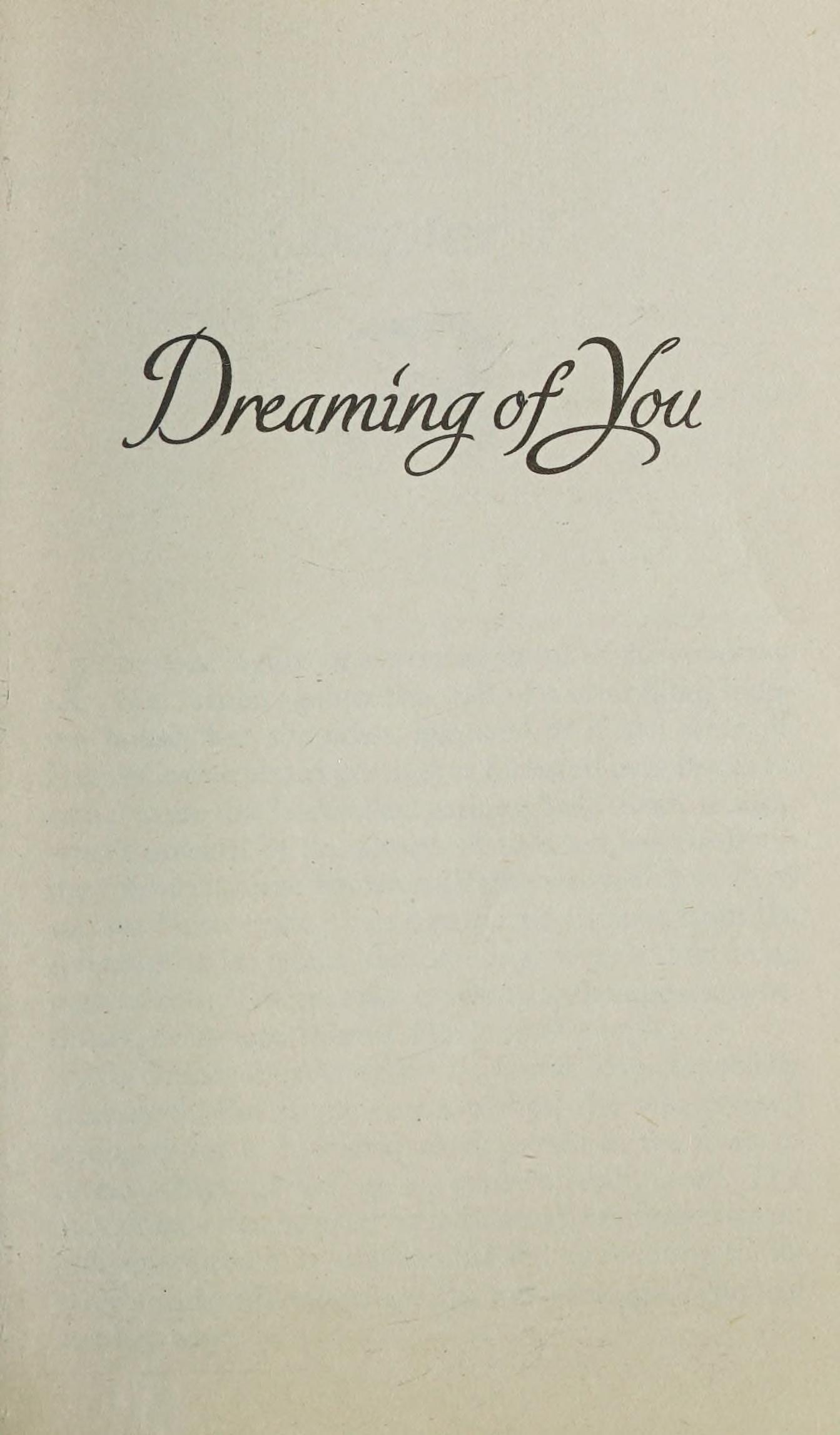 Dreaming of You