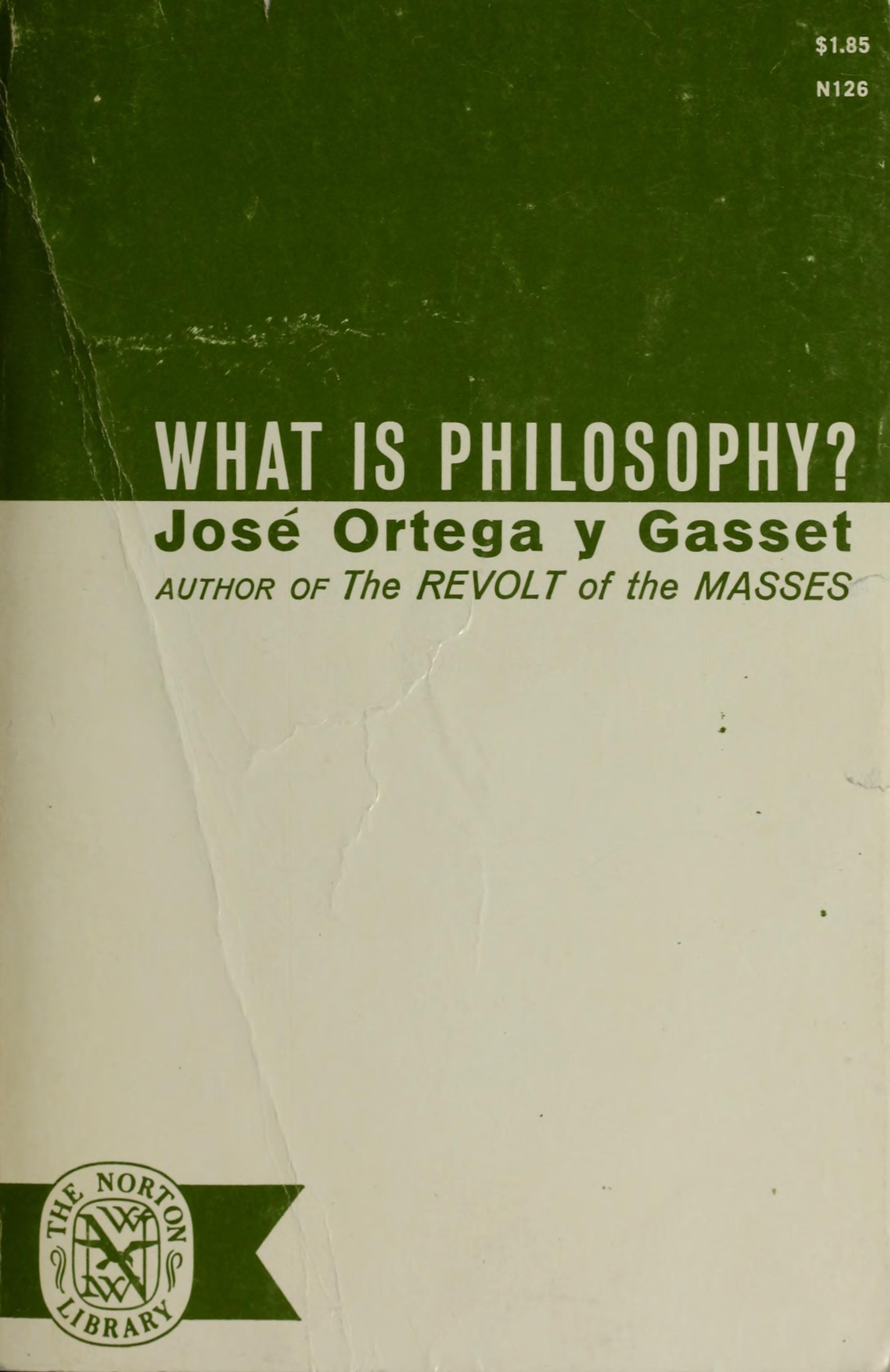 What is Philosophy?