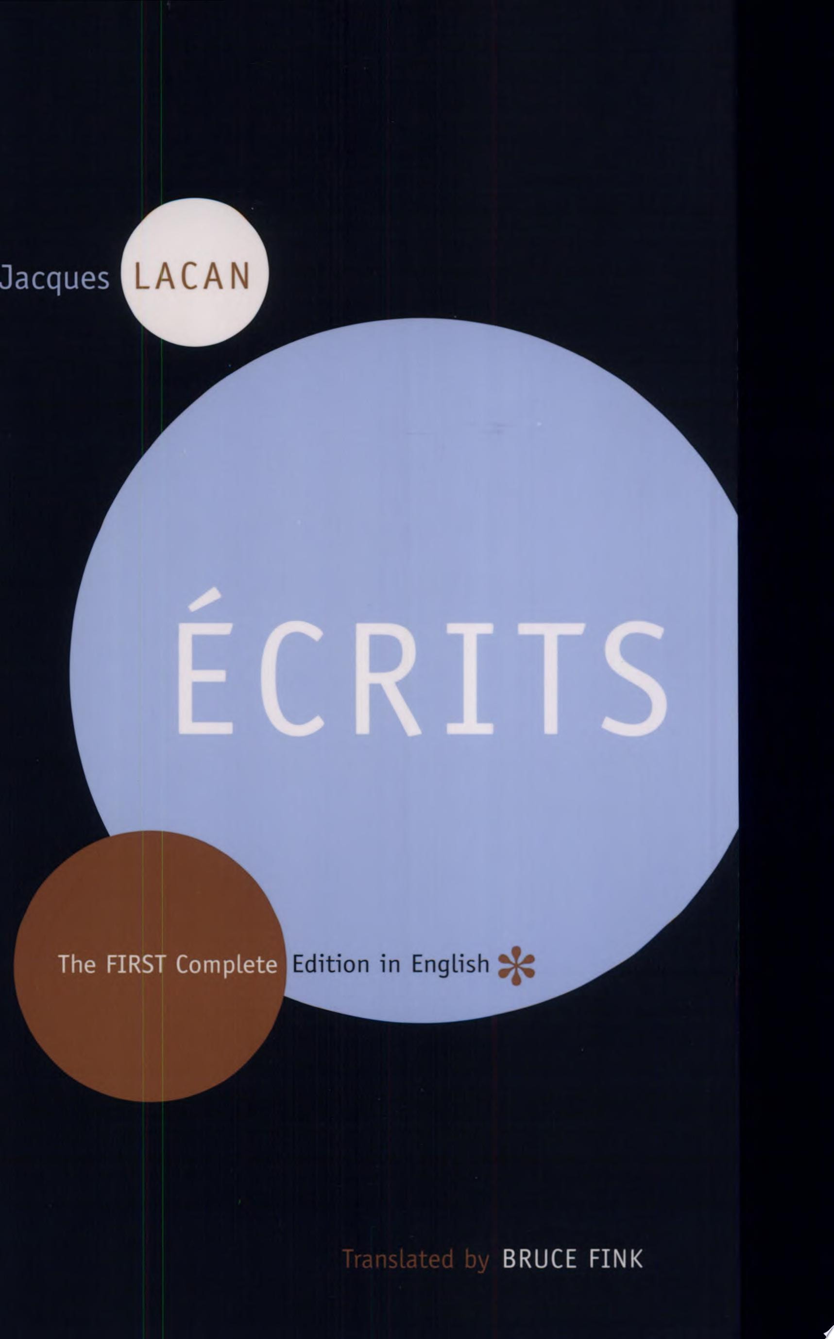 Ecrits The First Complete Edition In English