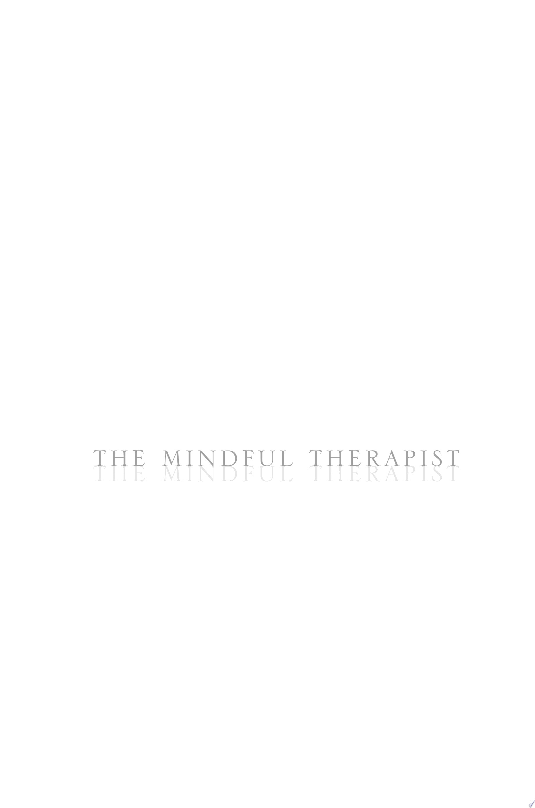The Mindful Therapist
