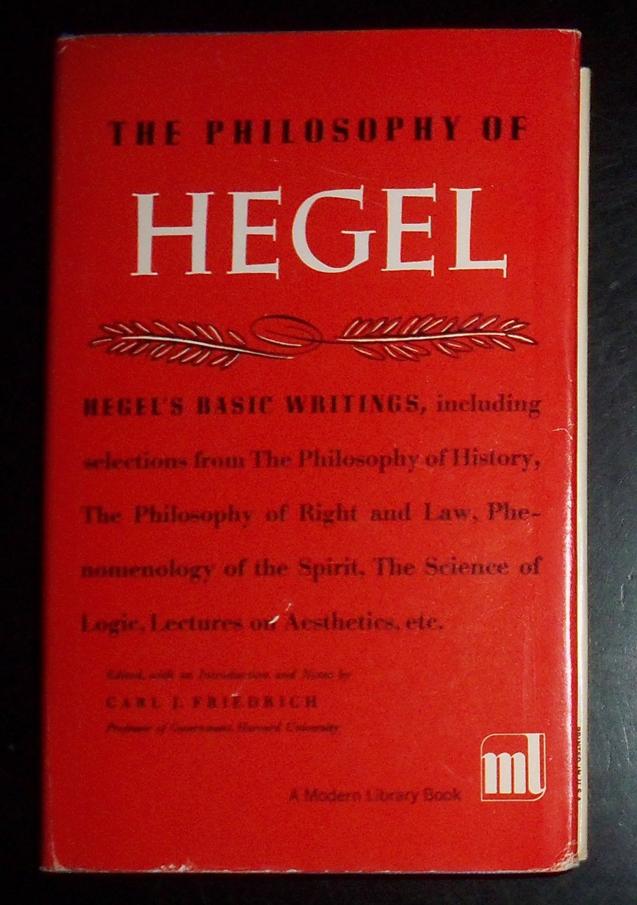 The Philosophy of Hegel