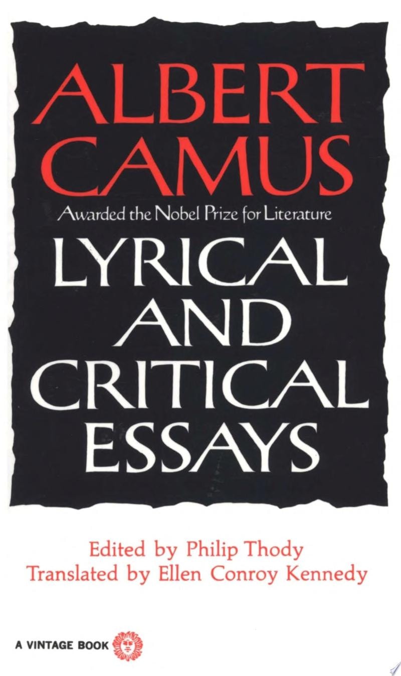 Lyrical And Critical Essays