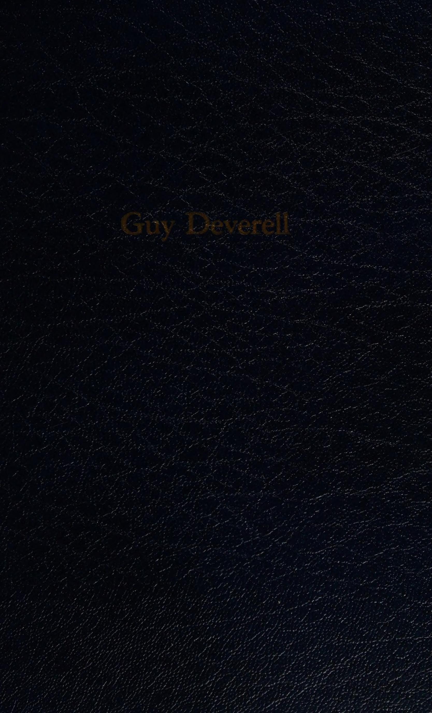 Guy Deverell (His The collected works of Joseph Sheridan Le Fanu)