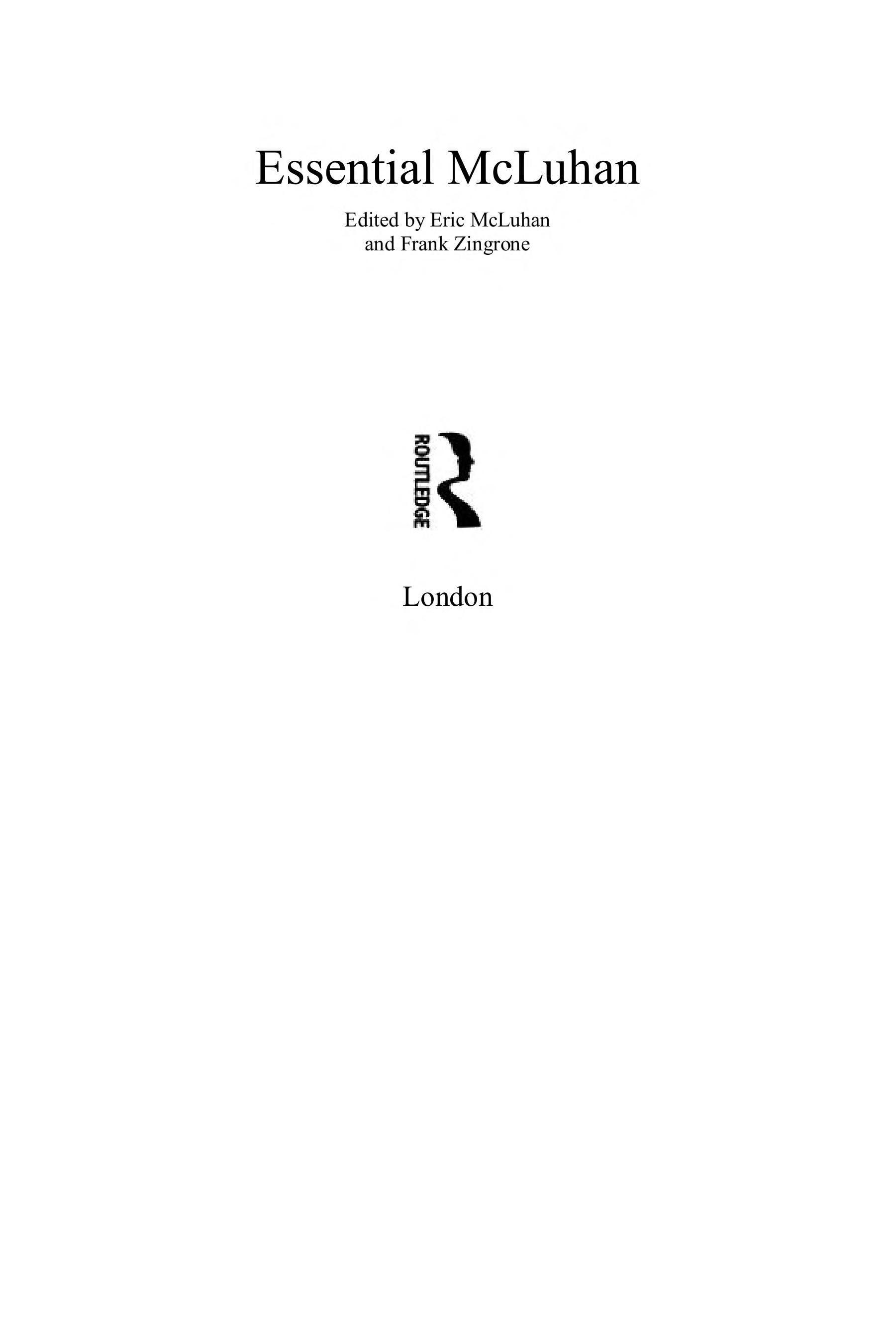 Essential McLuhan