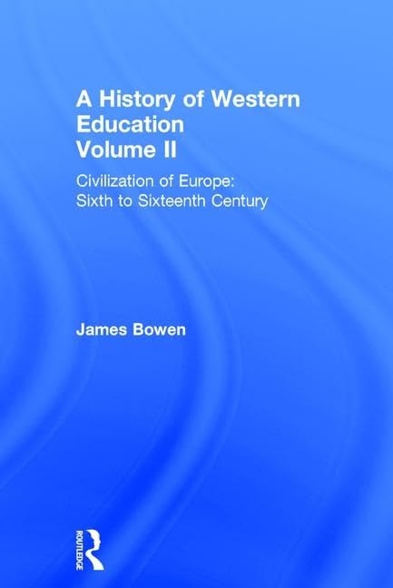 History of Western Education--Civilization of Europe 6th to 16th Century