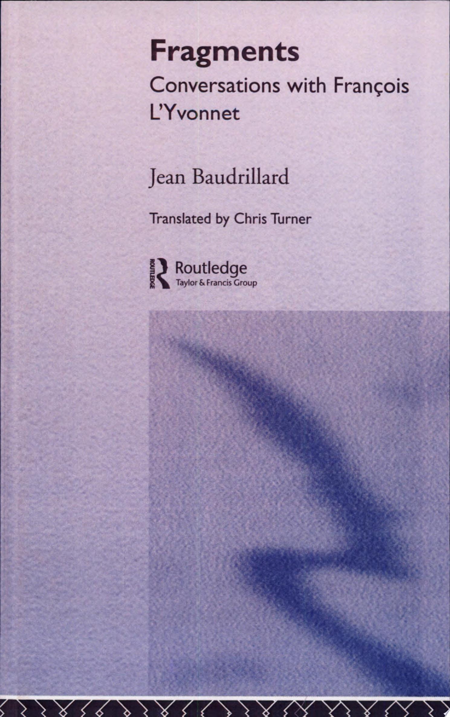 Fragments Conversations with François L'Yvonnet