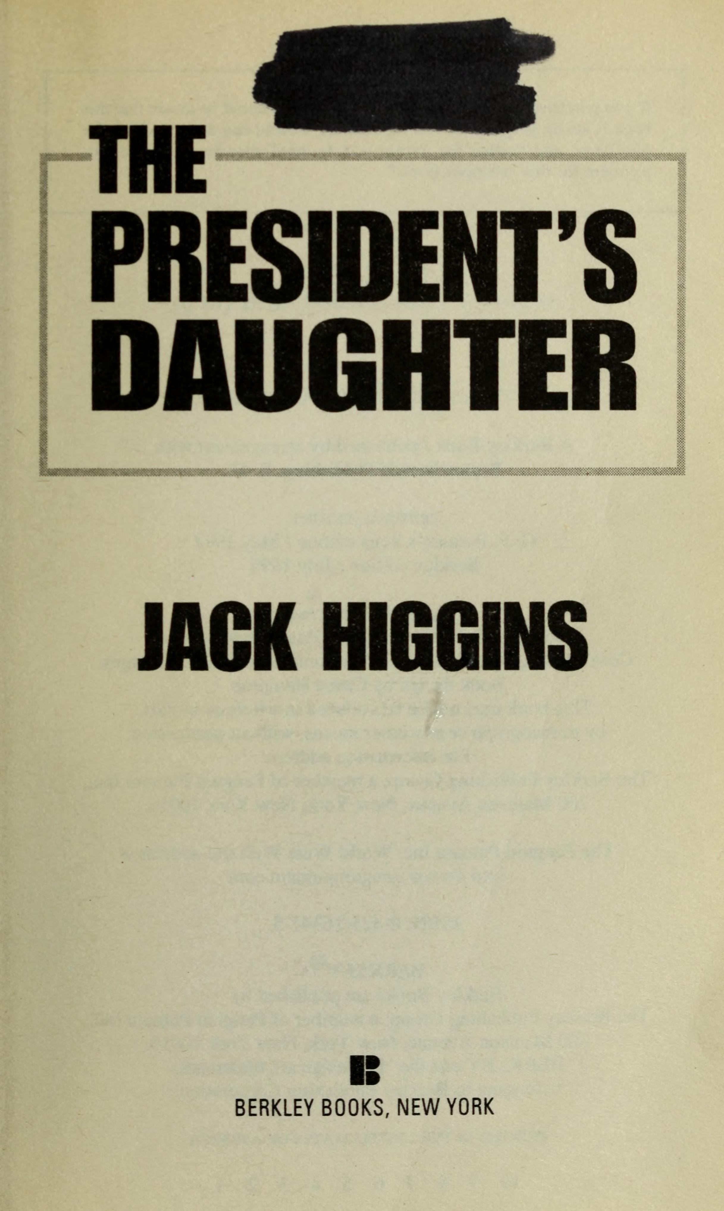 The President's Daughter