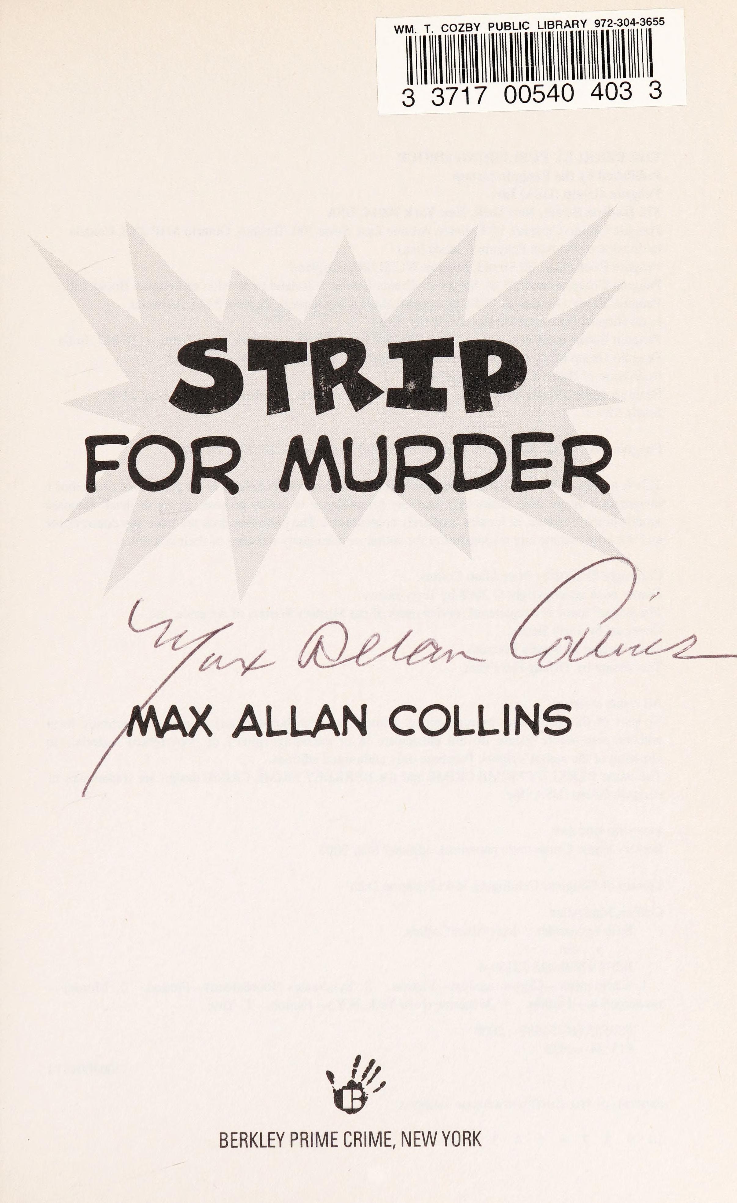 Strip for Murder