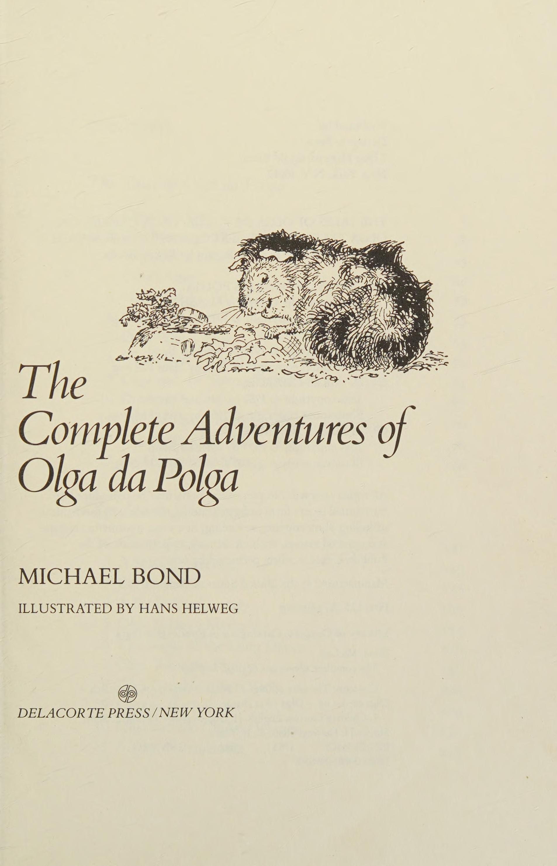 The Complete Adventures of Olga Da Polga