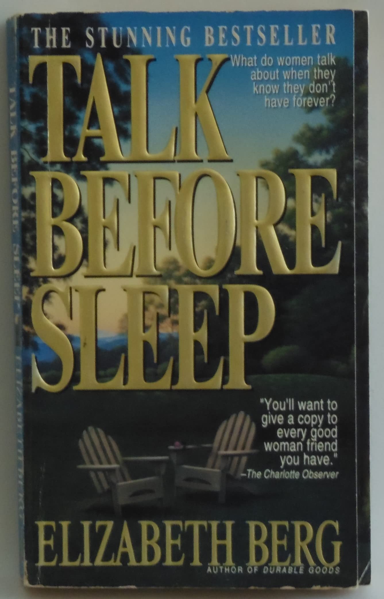 Talk Before Sleep A Novel