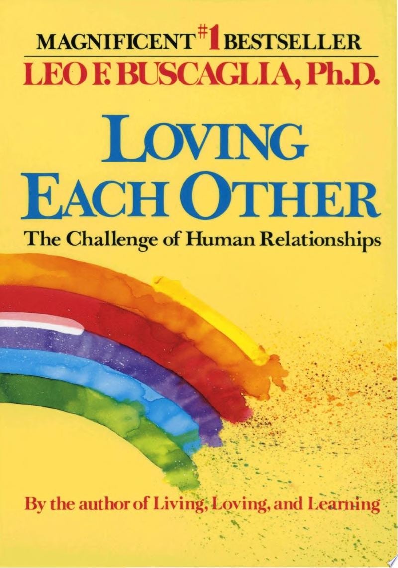 Loving Each Other The Challenge of Human Relationships