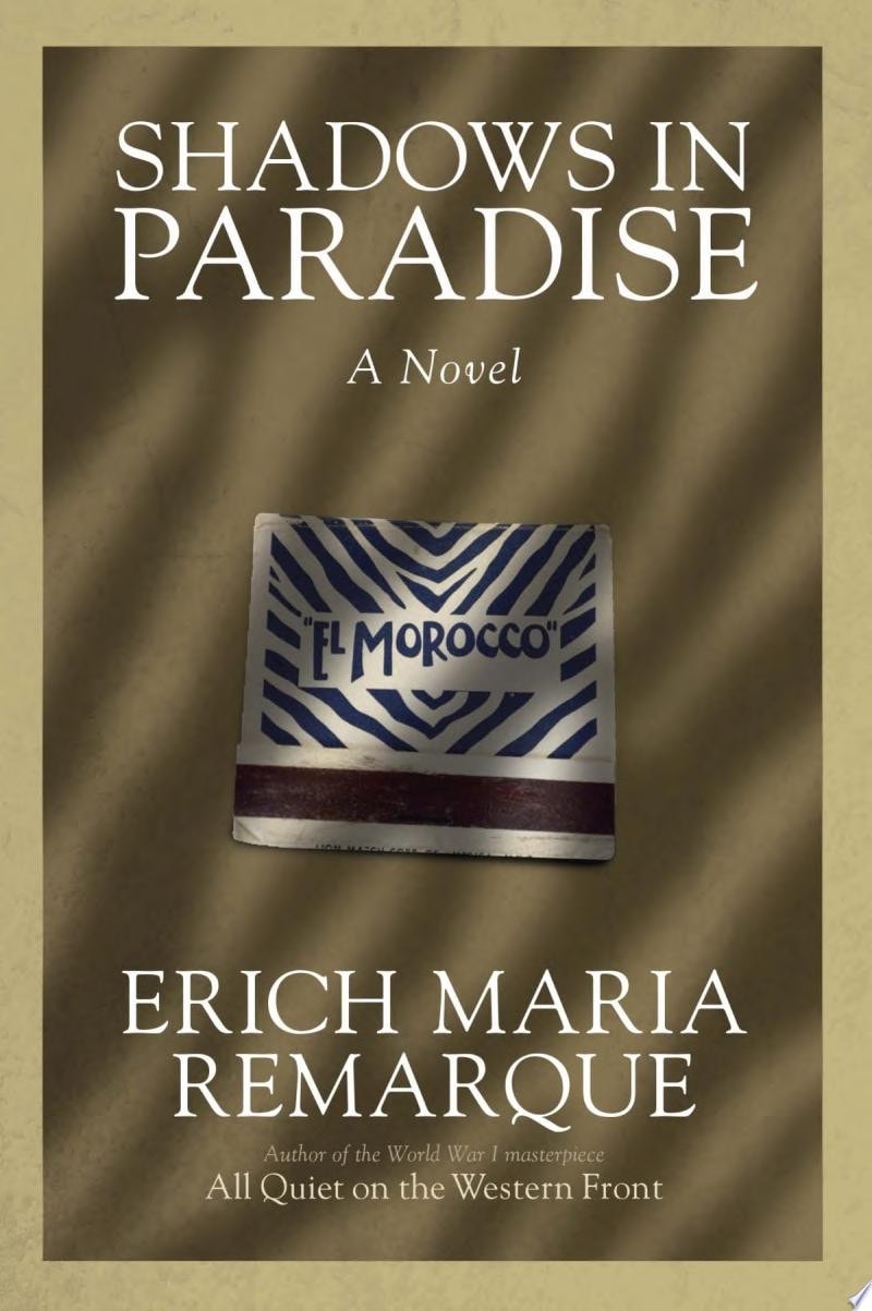 Shadows in Paradise: a Novel