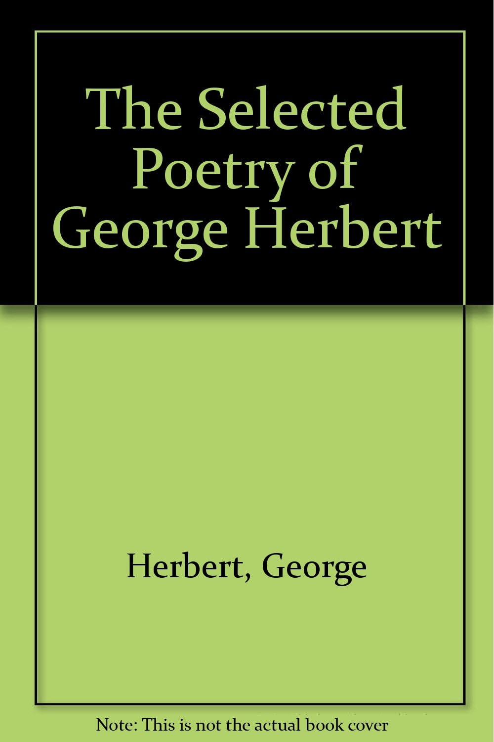 The Selected Poetry of George Herbert