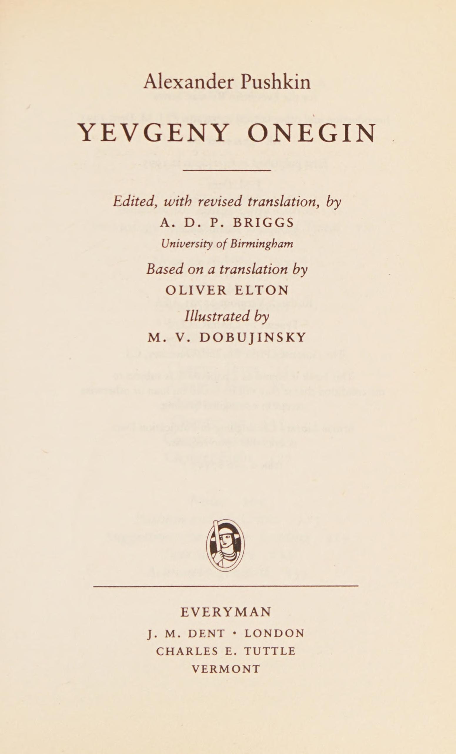 Yevgeny Onegin