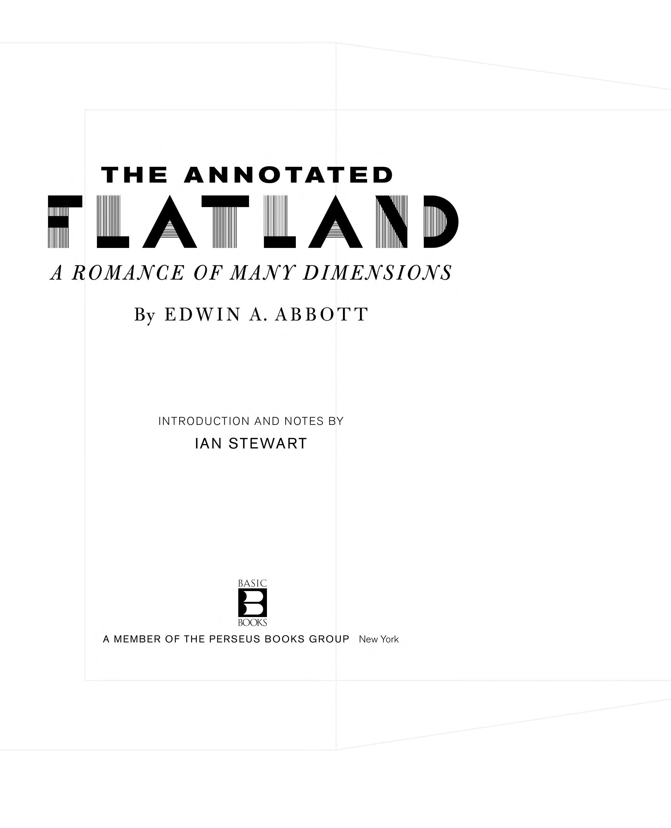 The Annotated Flatland A Romance of Many Dimensions