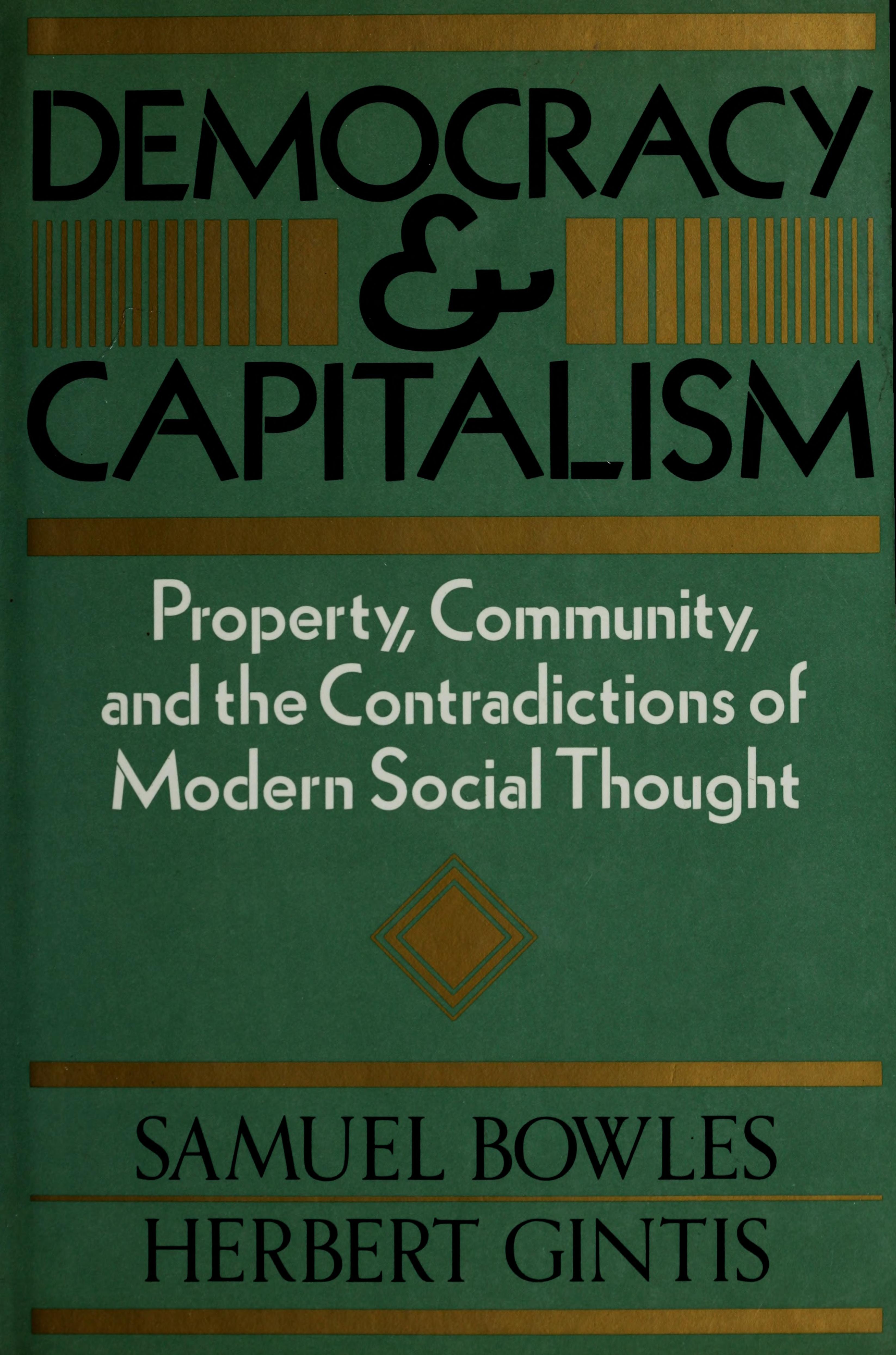 Democracy & Capitalism