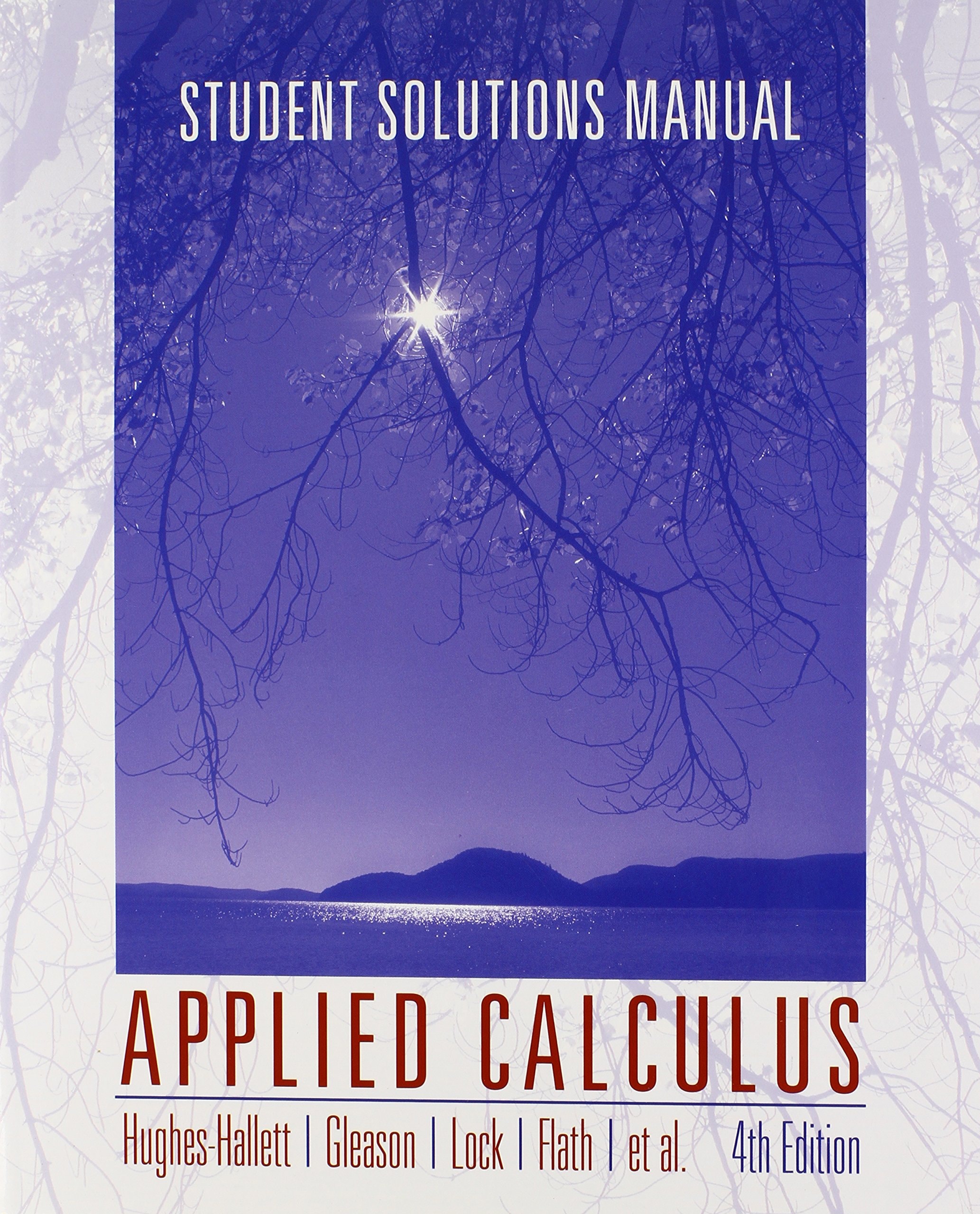 Applied Calculus, Student Solutions Manual