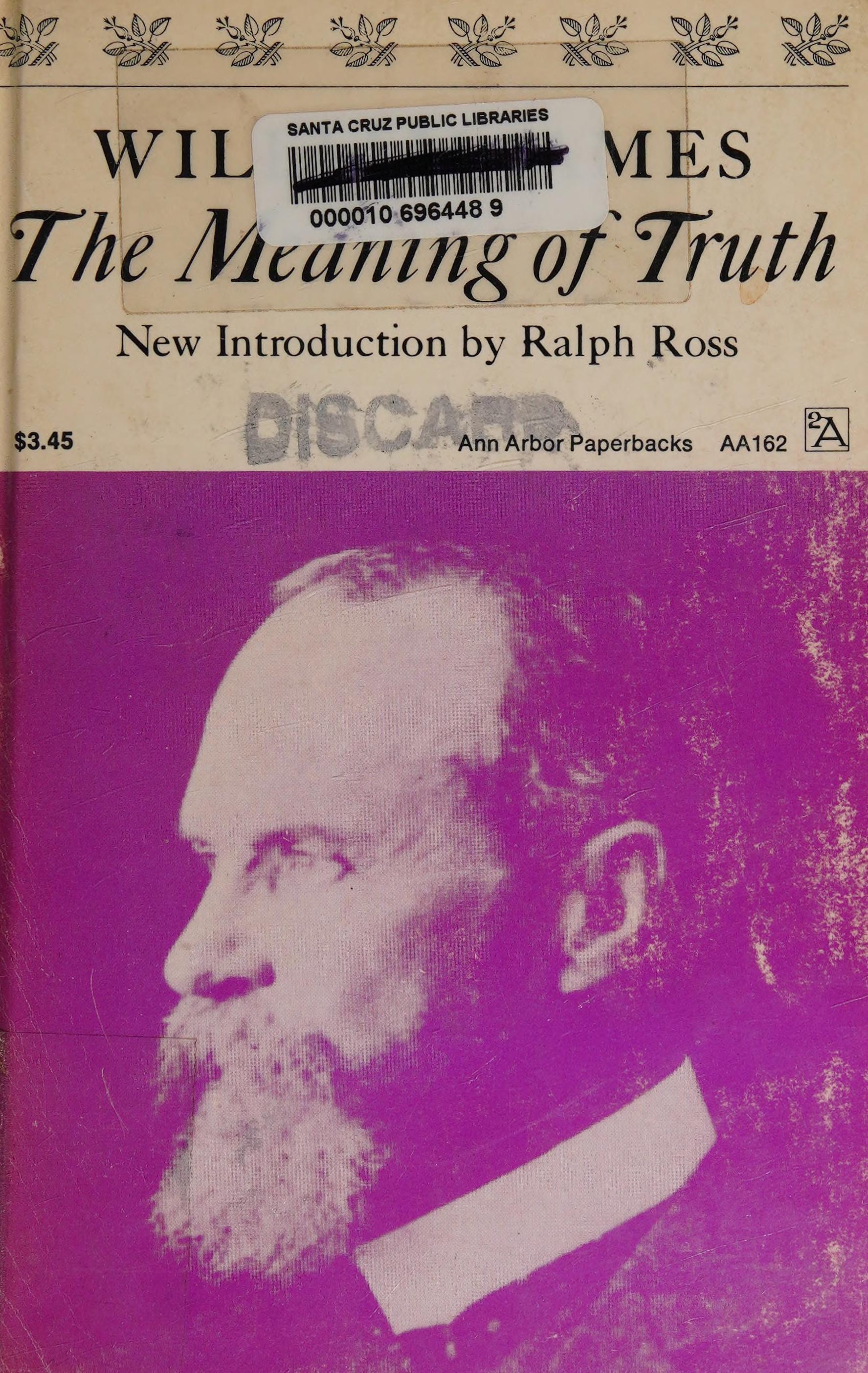 The Meaning of Truth A Sequel to Pragmatism