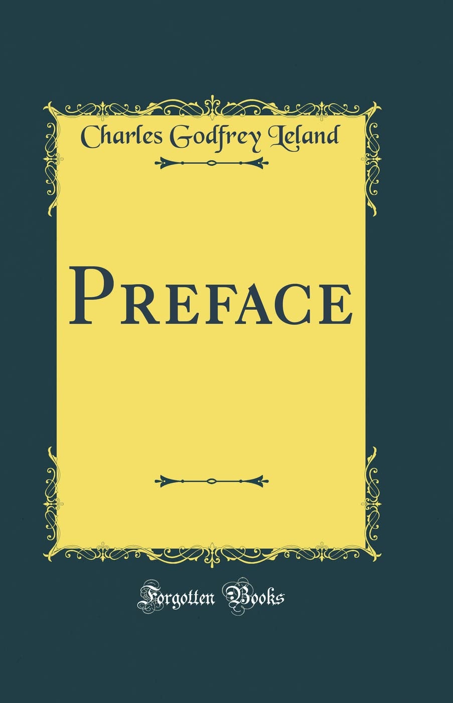 Preface (Classic Reprint)