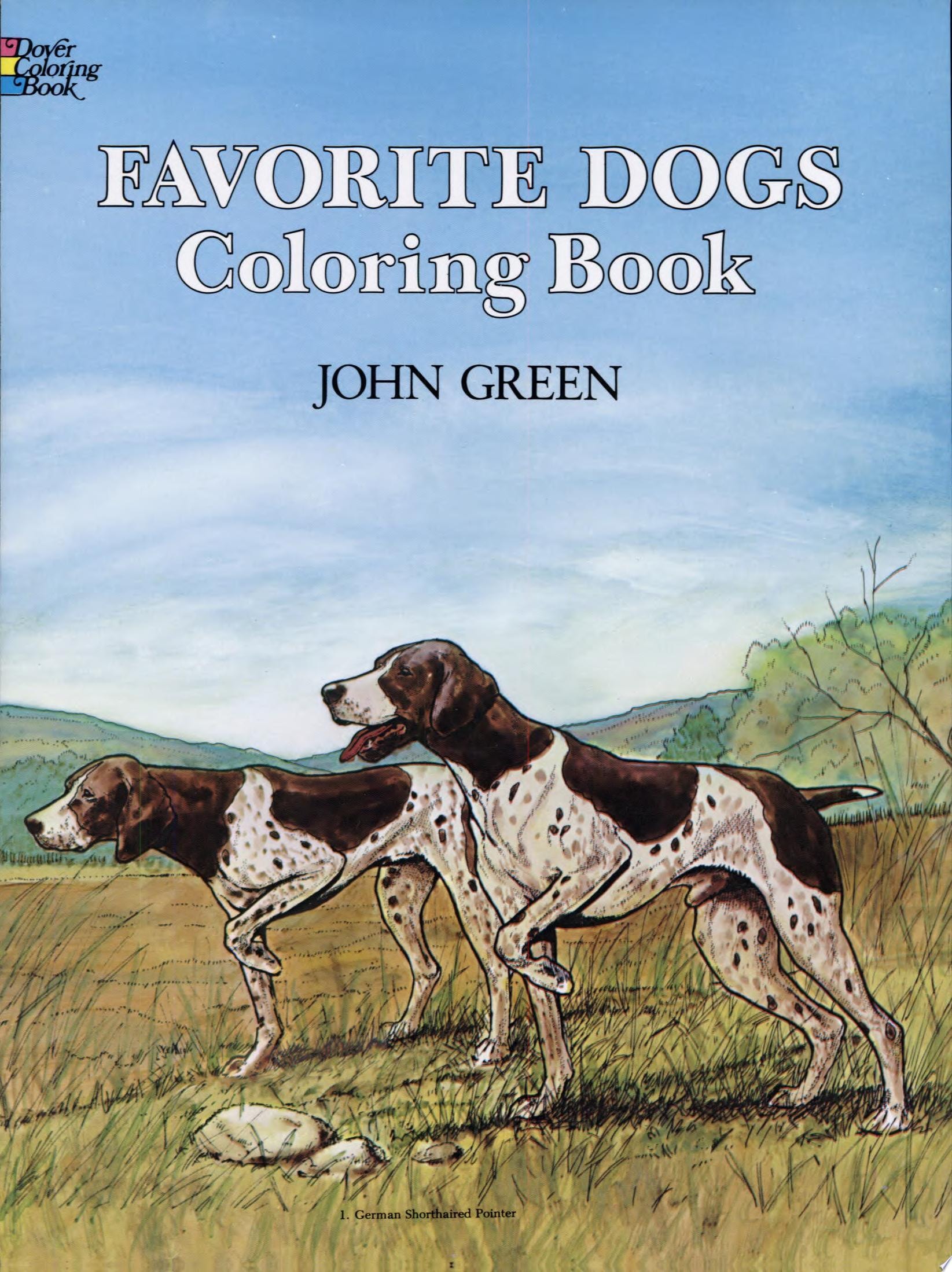 Favorite Dogs-Coloring Book