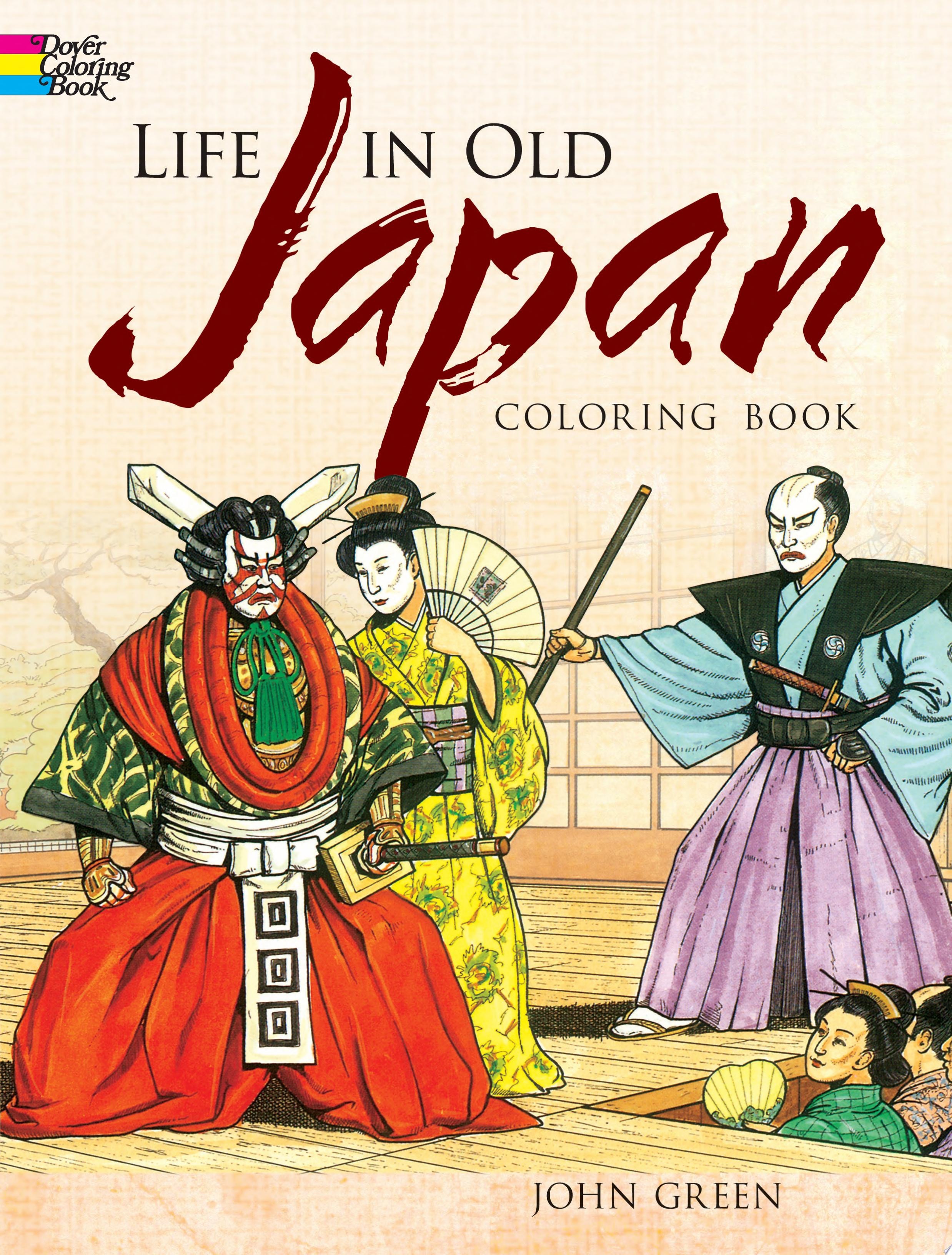 Life in Old Japan Coloring Book