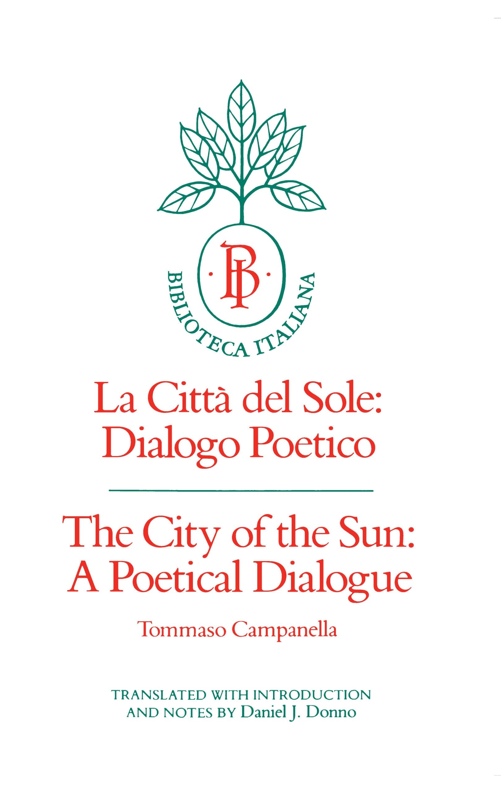 La Città Del Sole Dialogo Poetico
