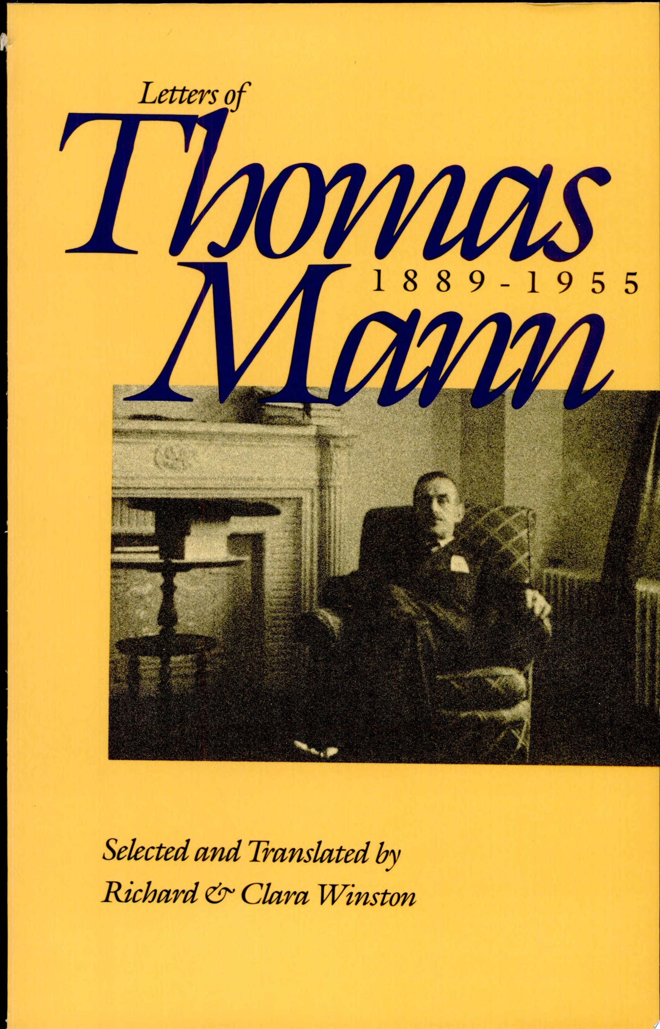 Letters of Thomas Mann, 1889-1955