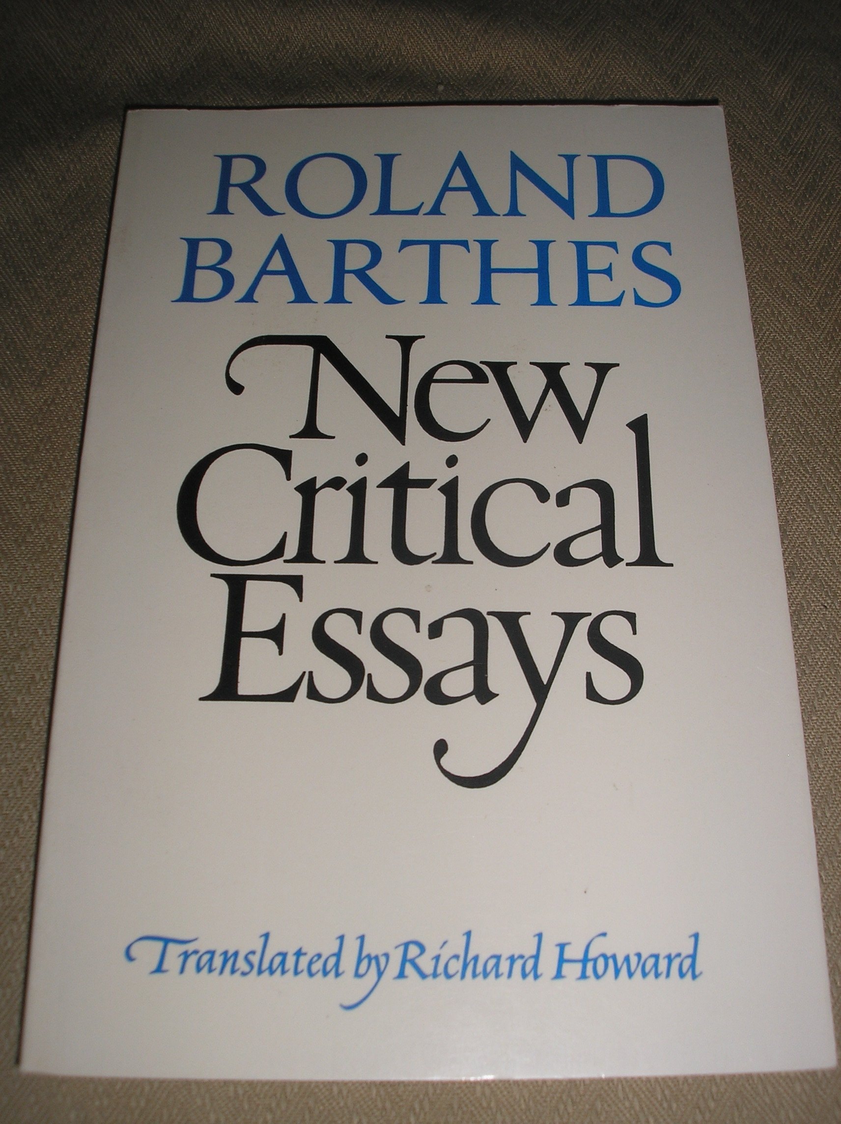 New Critical Essays