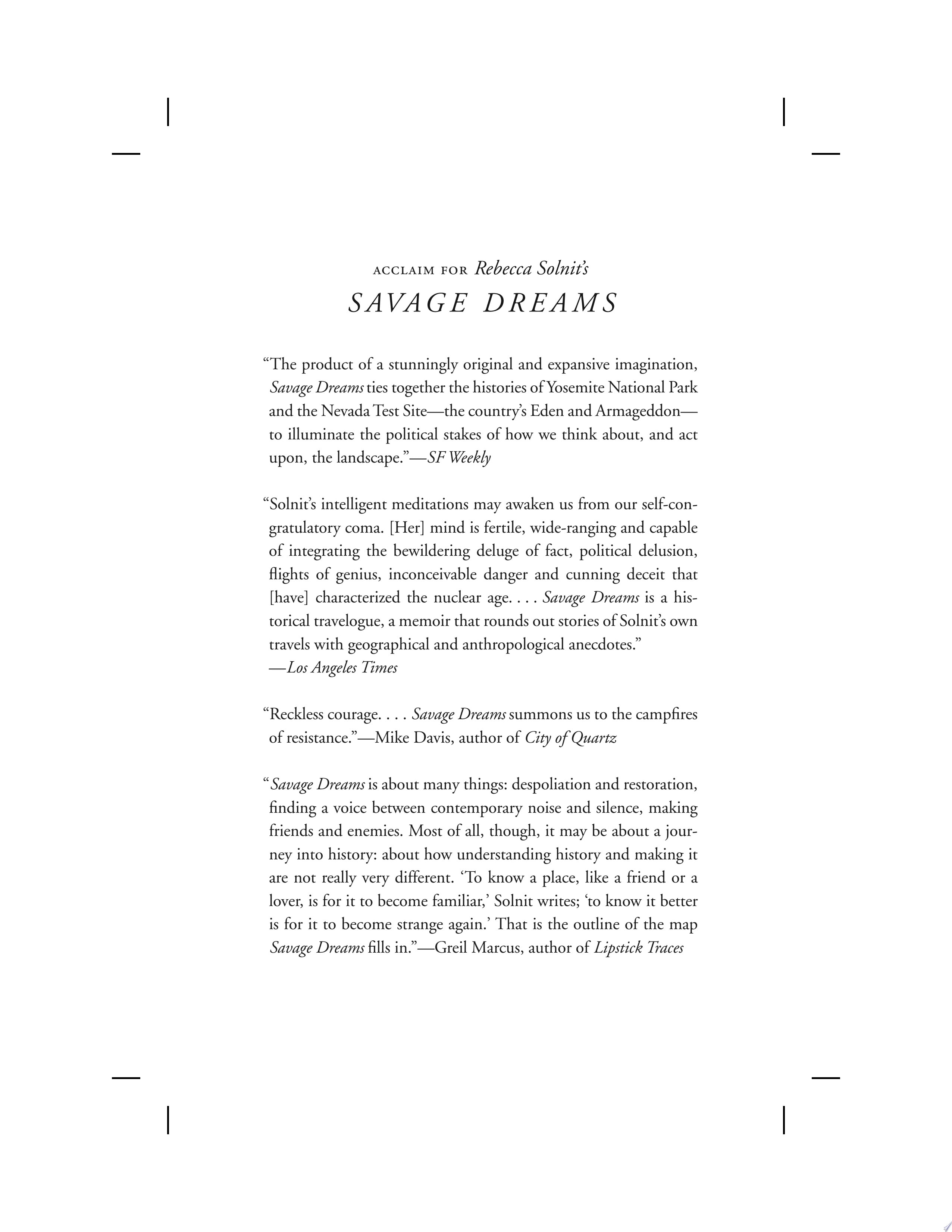 Savage Dreams A Journey Into the Hidden Wars of the American West