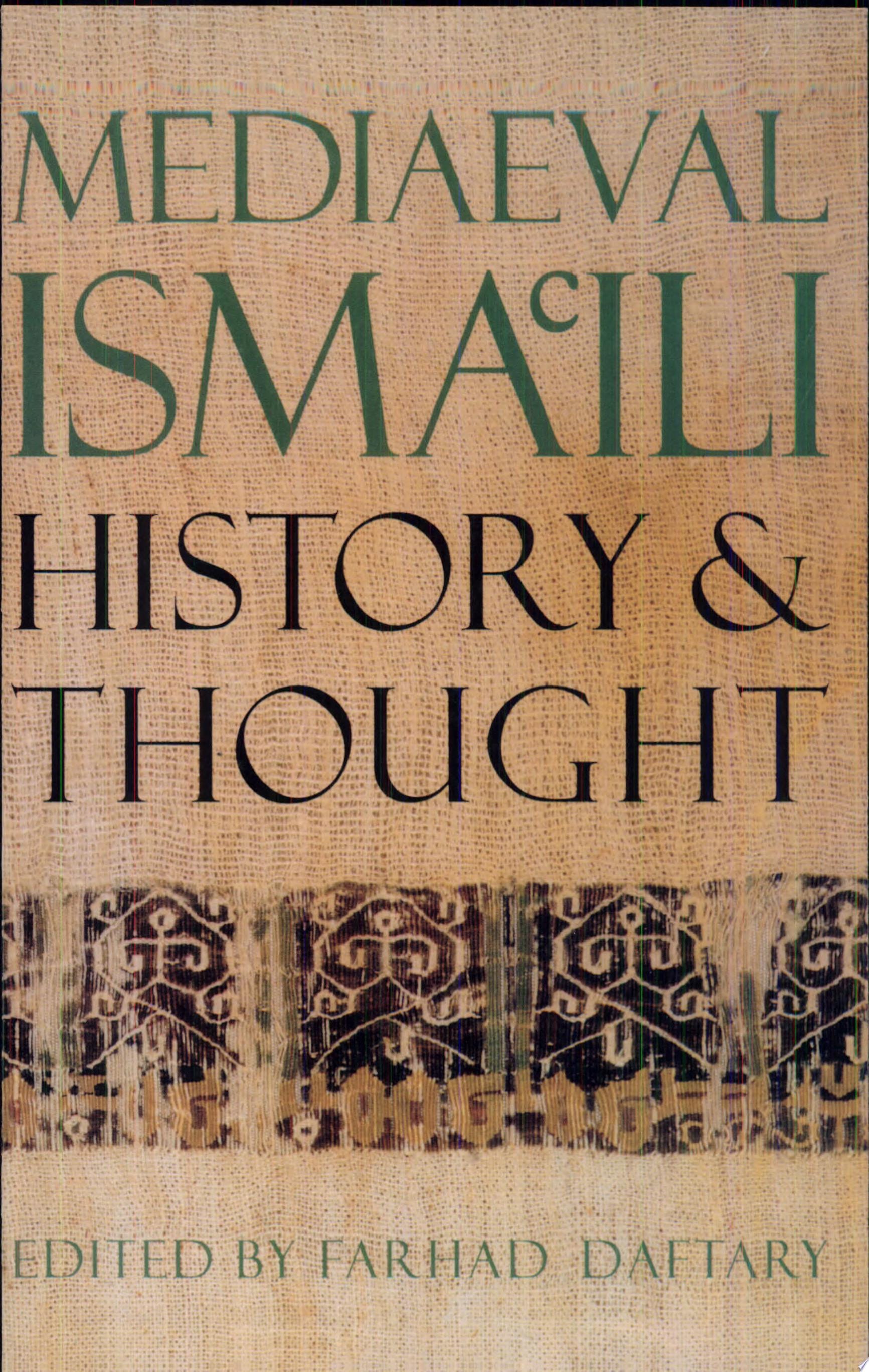 Mediaeval Isma'ili History and Thought