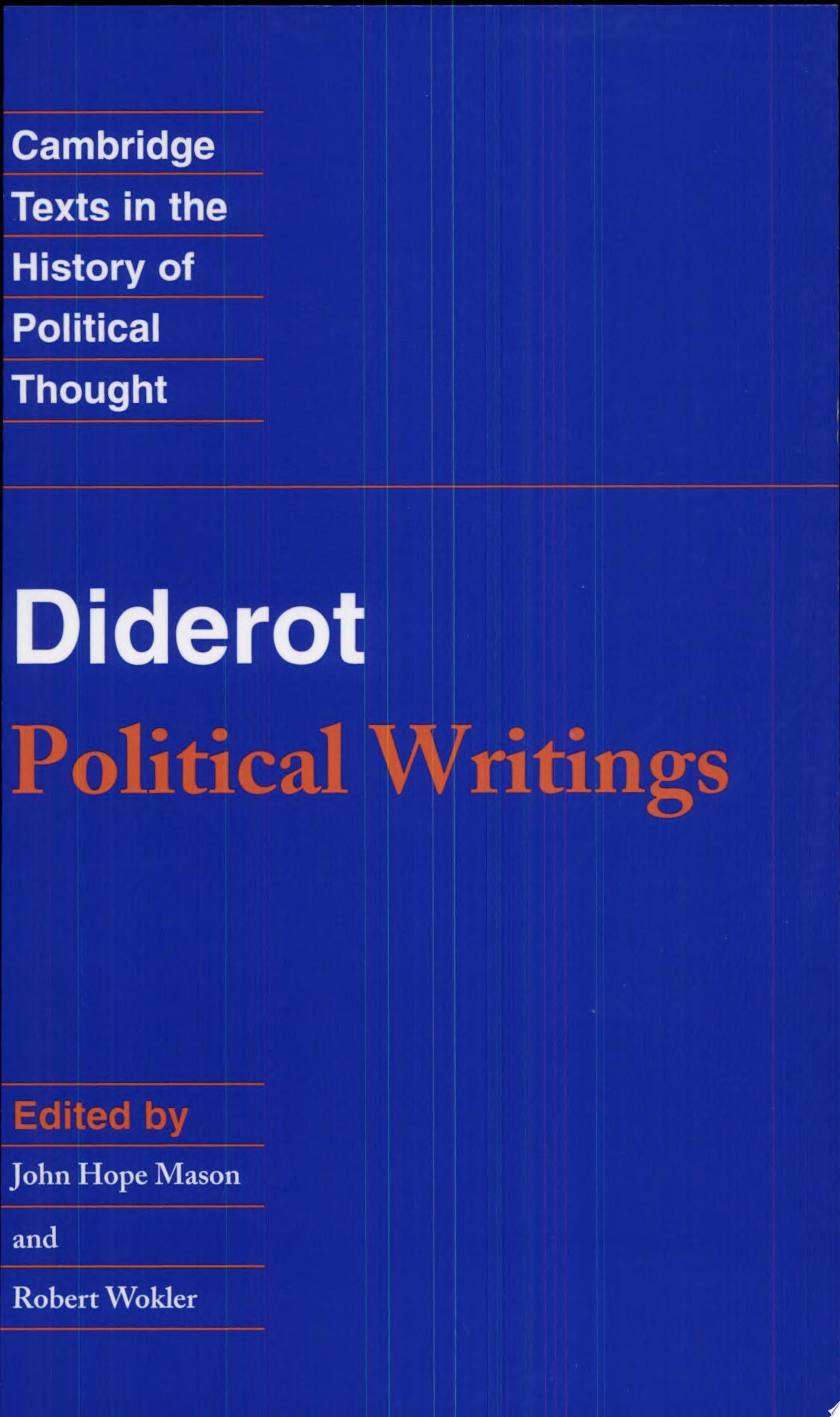 Diderot: Political Writings